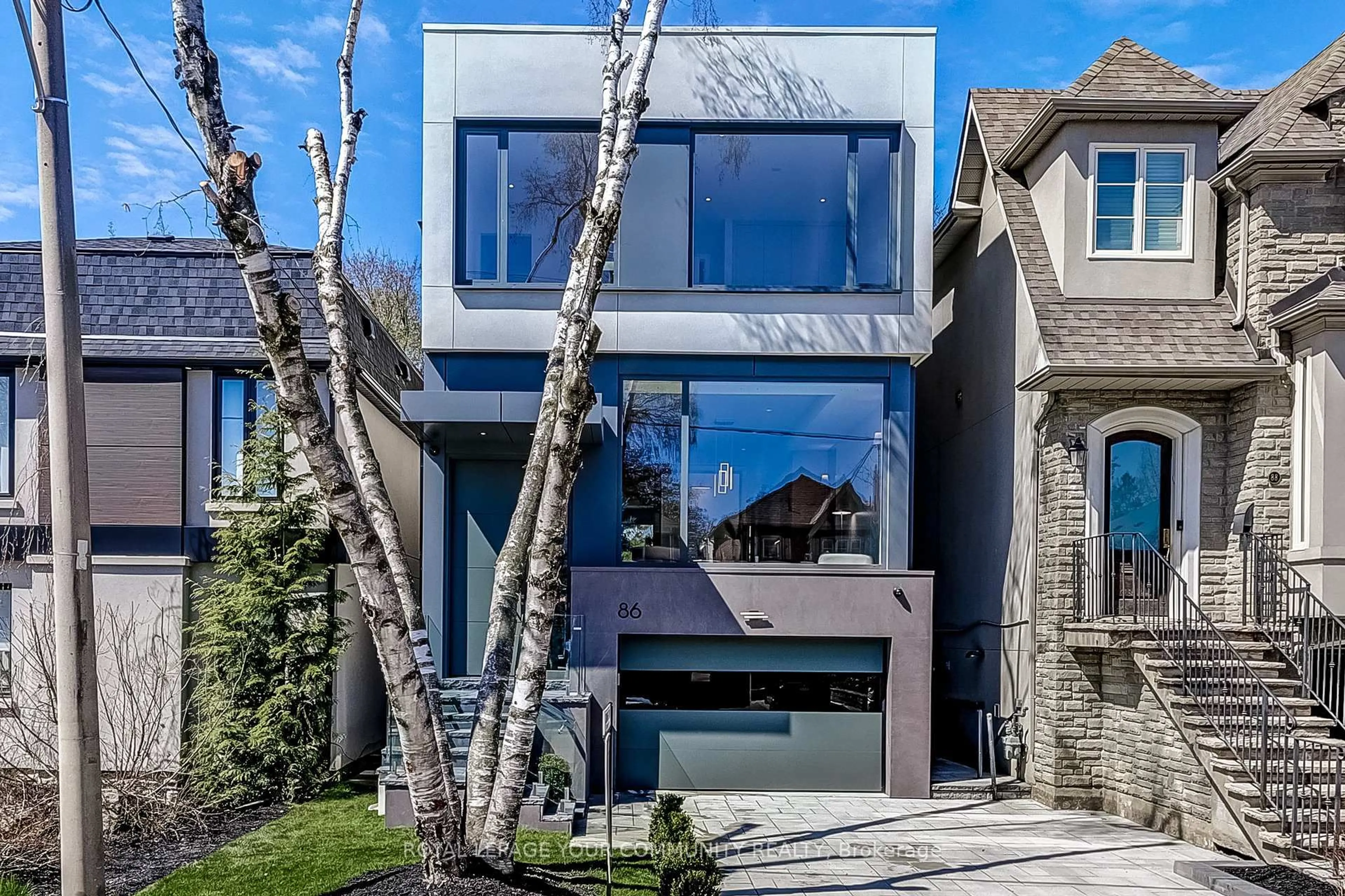 Home with brick exterior material, street for 86 Latimer Ave, Toronto Ontario M5N 2M2