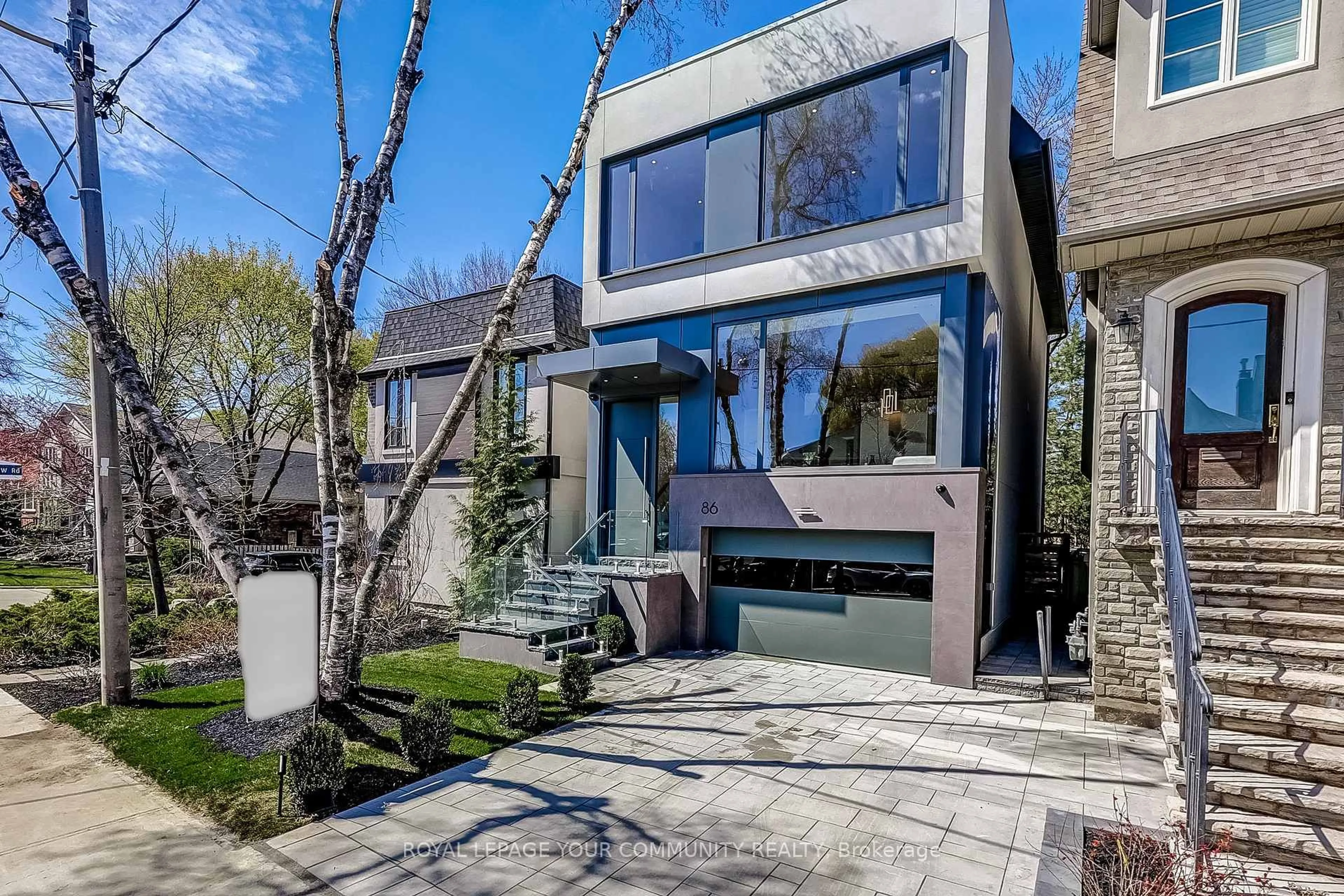 Home with brick exterior material, street for 86 Latimer Ave, Toronto Ontario M5N 2M2