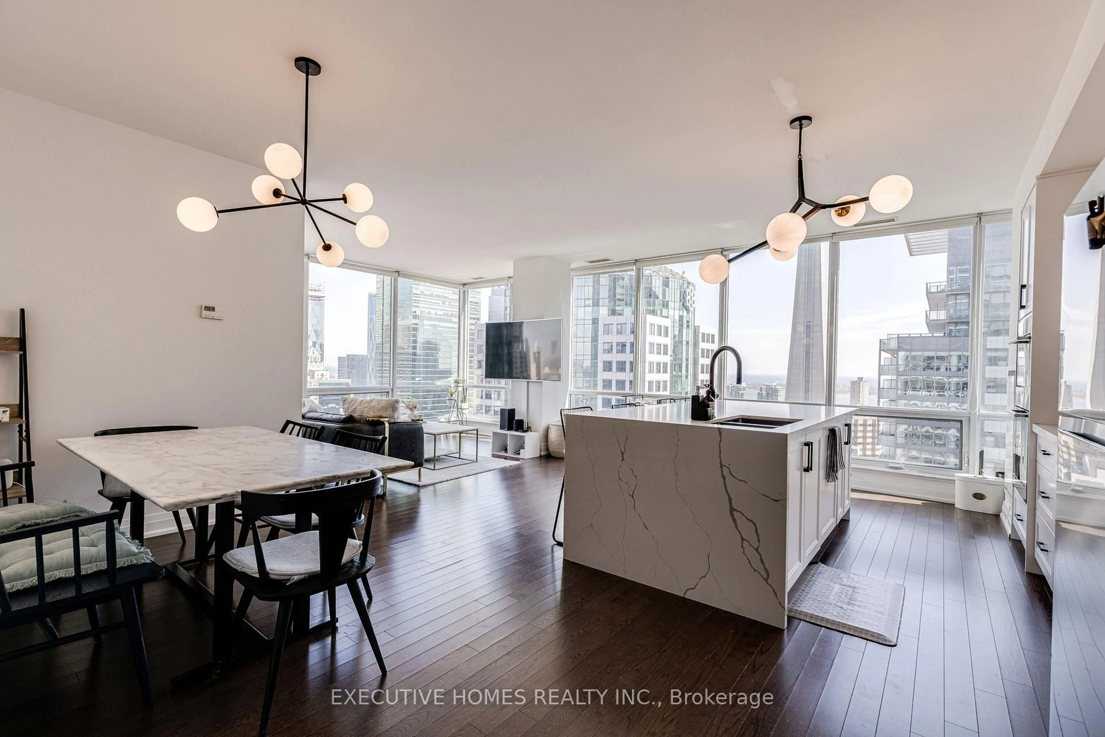 Open concept kitchen, unknown for 80 John St #2912, Toronto Ontario M5V 3X4