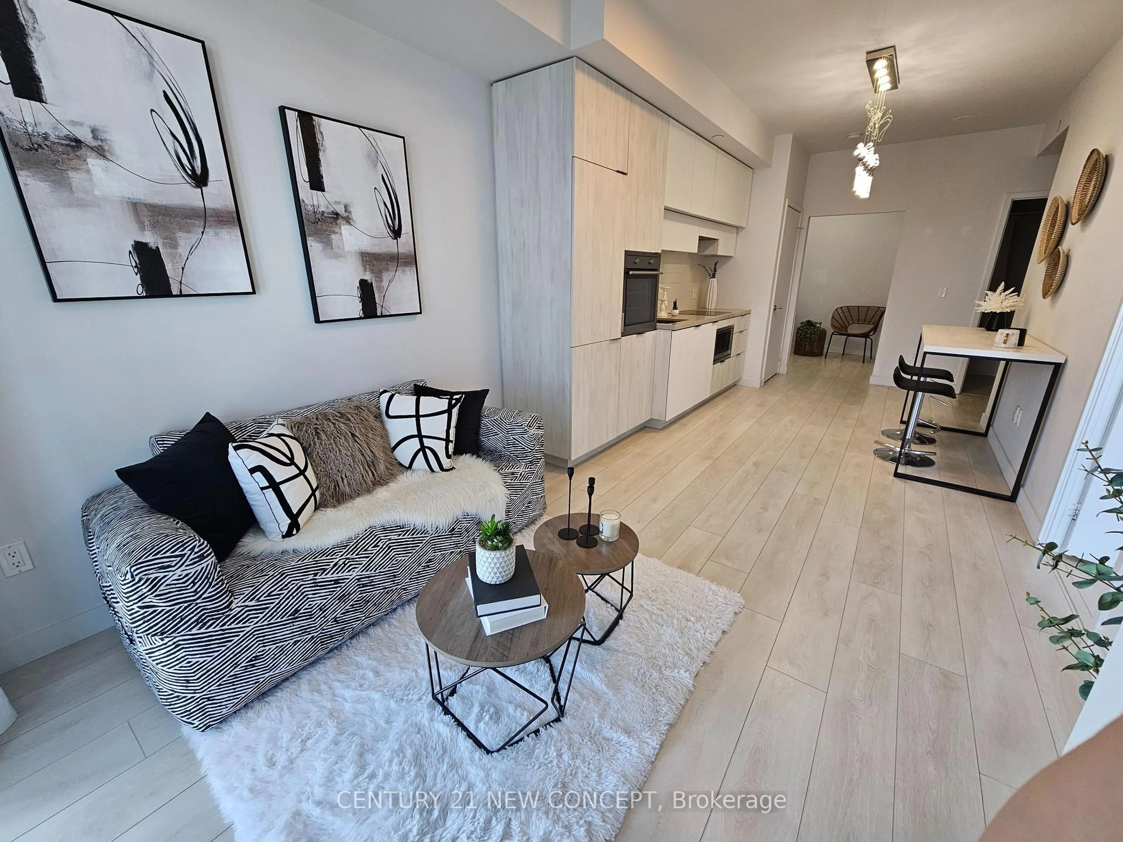 Living room with furniture, unknown for 8 Eglinton Ave #3412, Toronto Ontario M4P 0C1