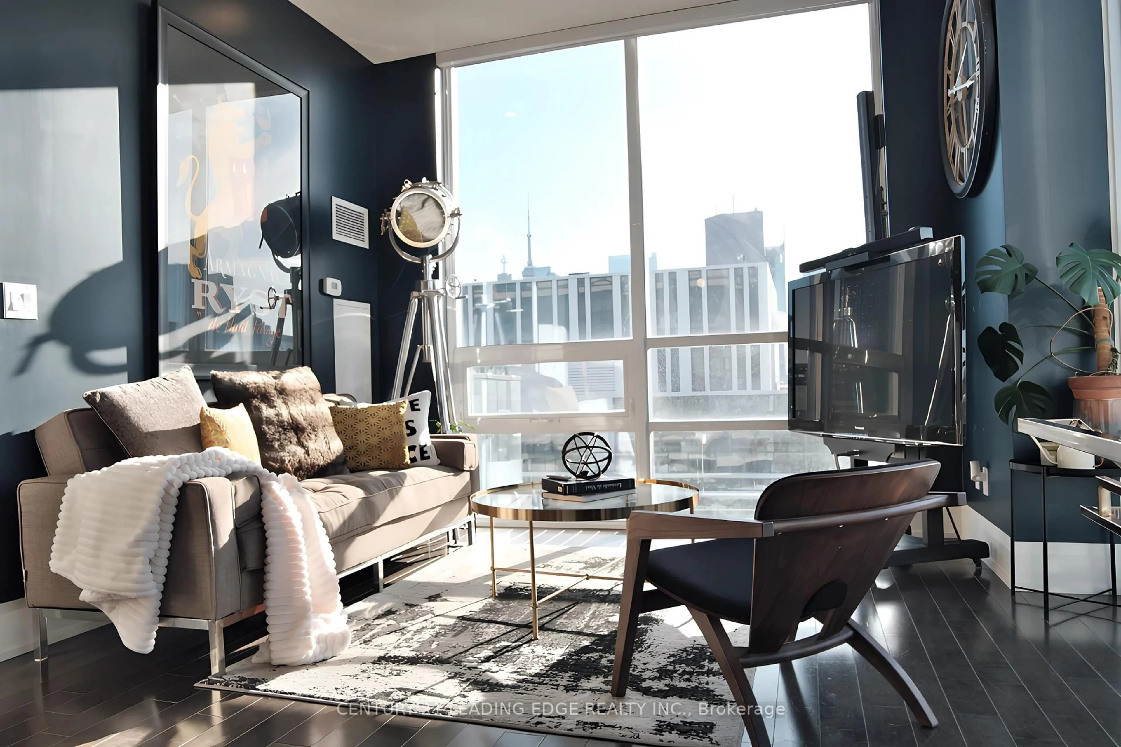 Living room with furniture, unknown for 460 Adelaide St #Ph203, Toronto Ontario M5A 0E7