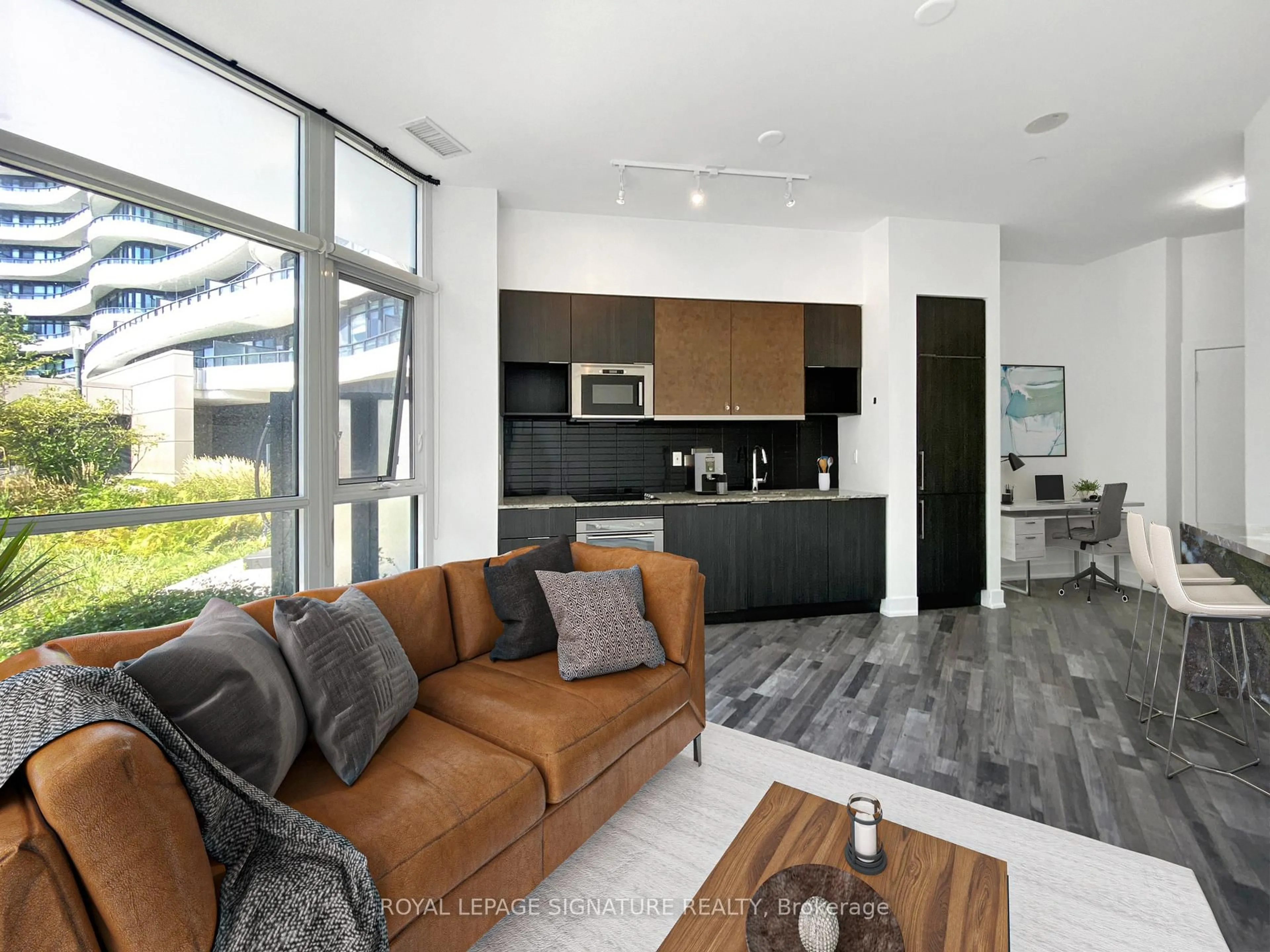 Living room with furniture, unknown for 99 The Donway N/A #105, Toronto Ontario M3C 0N8