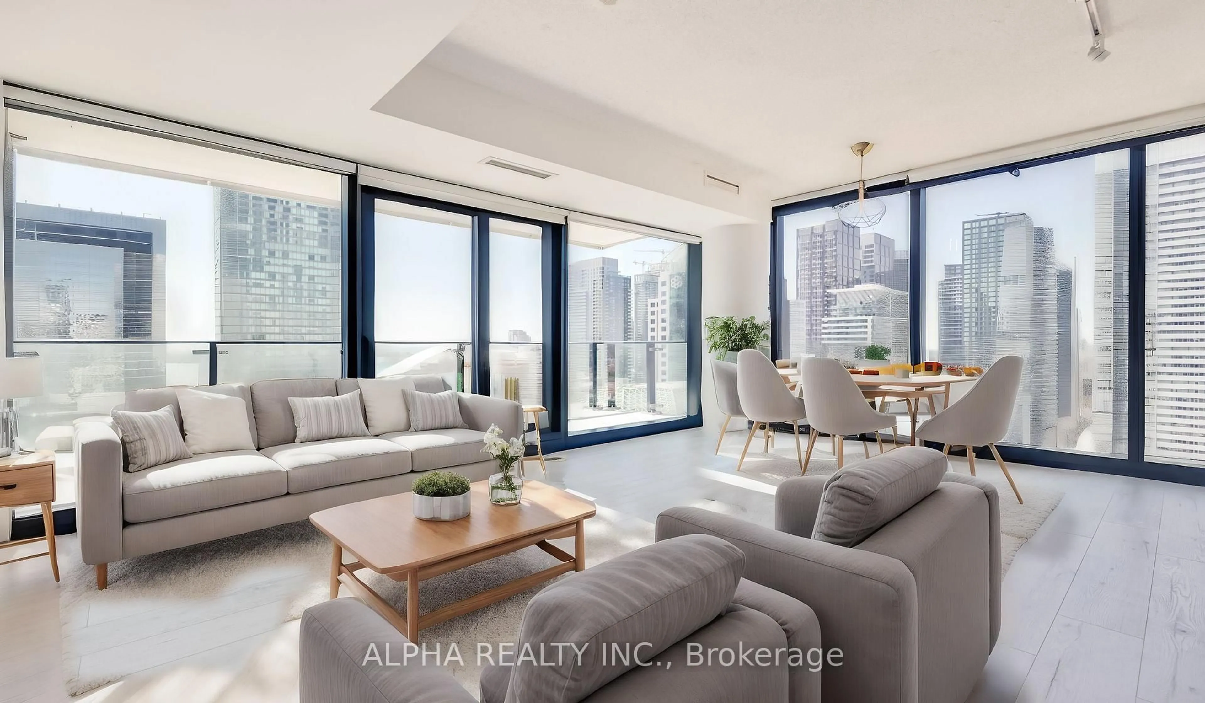 Living room with furniture, unknown for 224 King St #2506, Toronto Ontario M5V 1H8