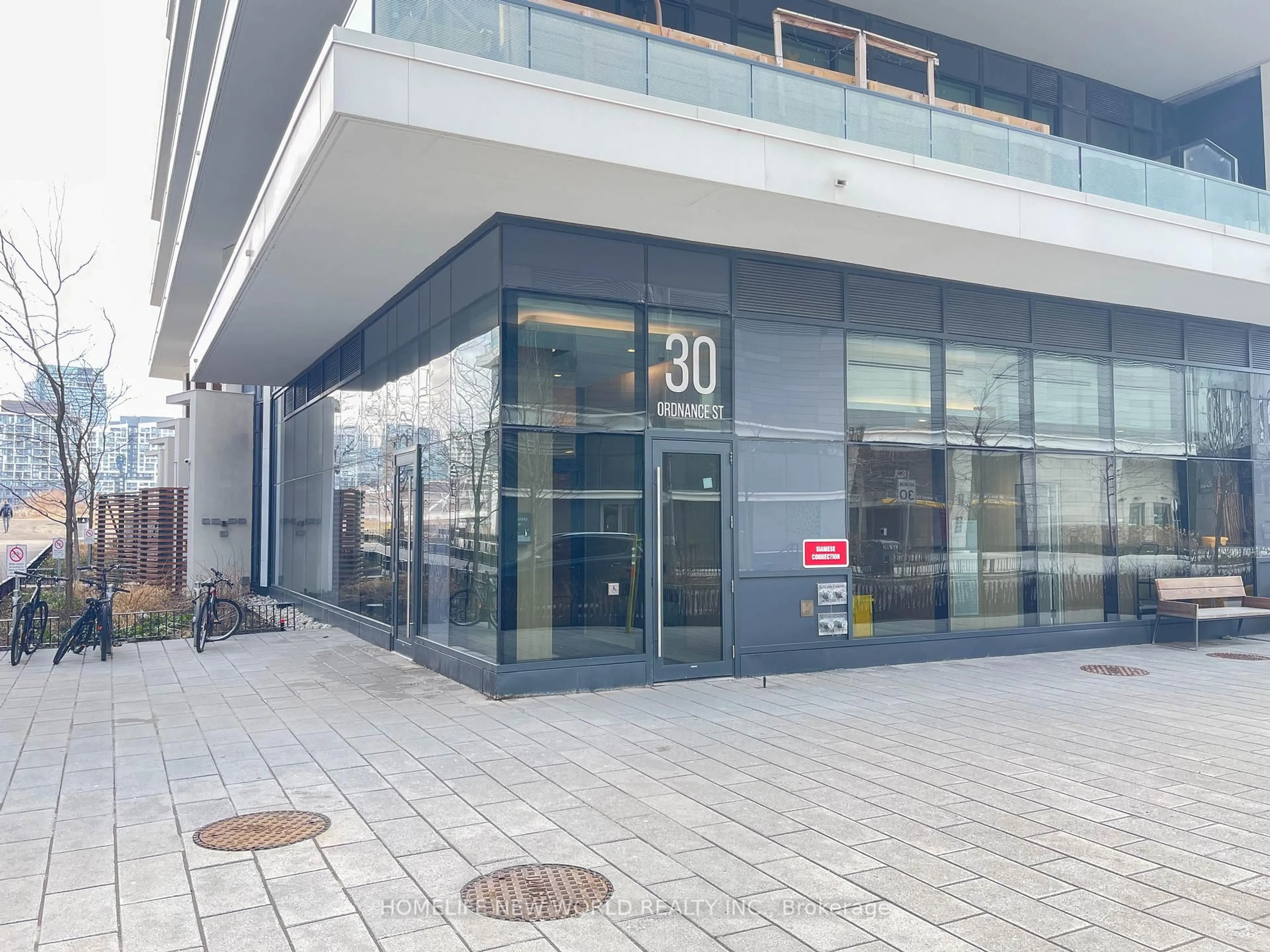 Indoor foyer for 30 Ordnance St #2002, Toronto Ontario M6K 0C8