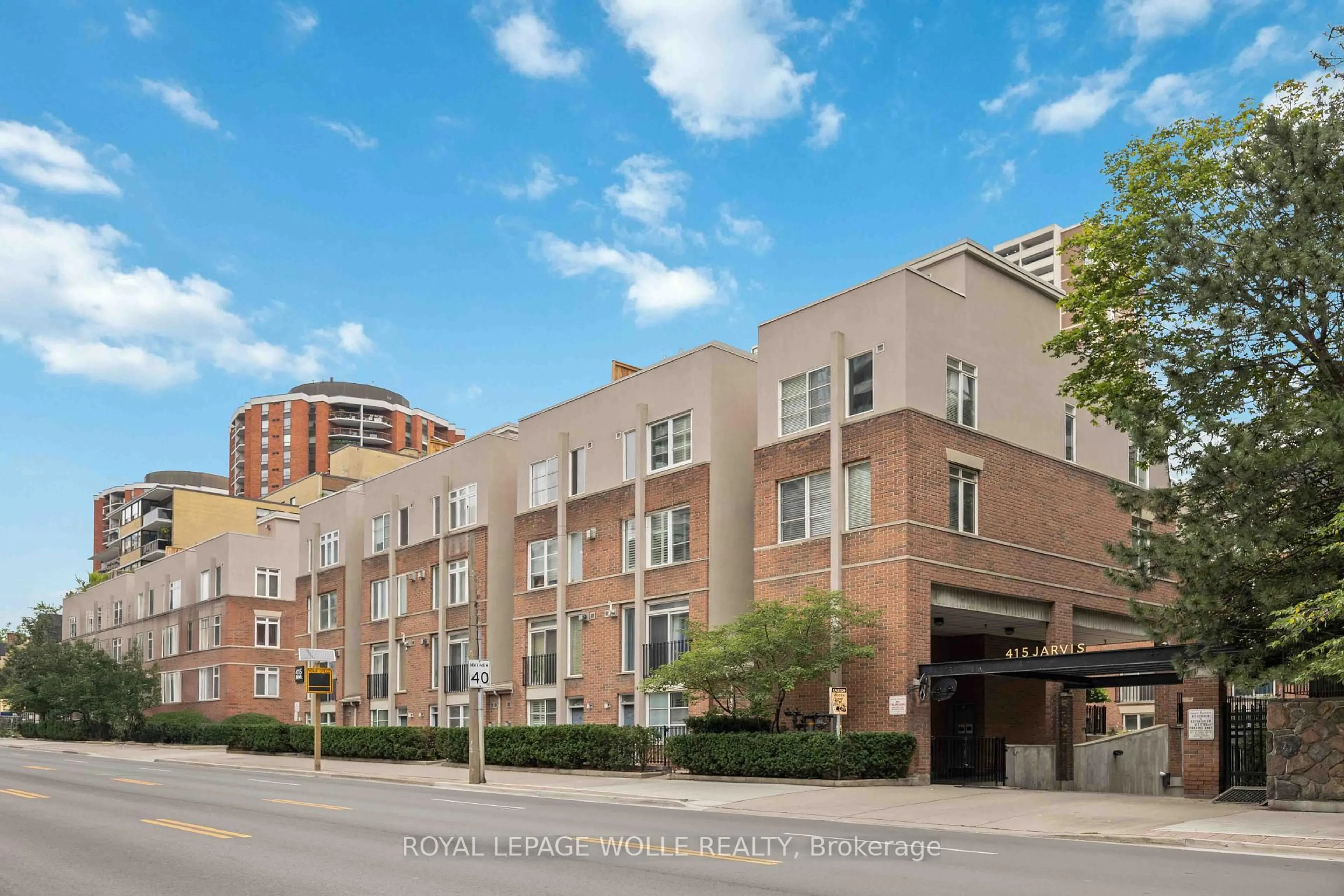 Home with brick exterior material, building for 415 Jarvis St #205, Toronto Ontario M4Y 3C1