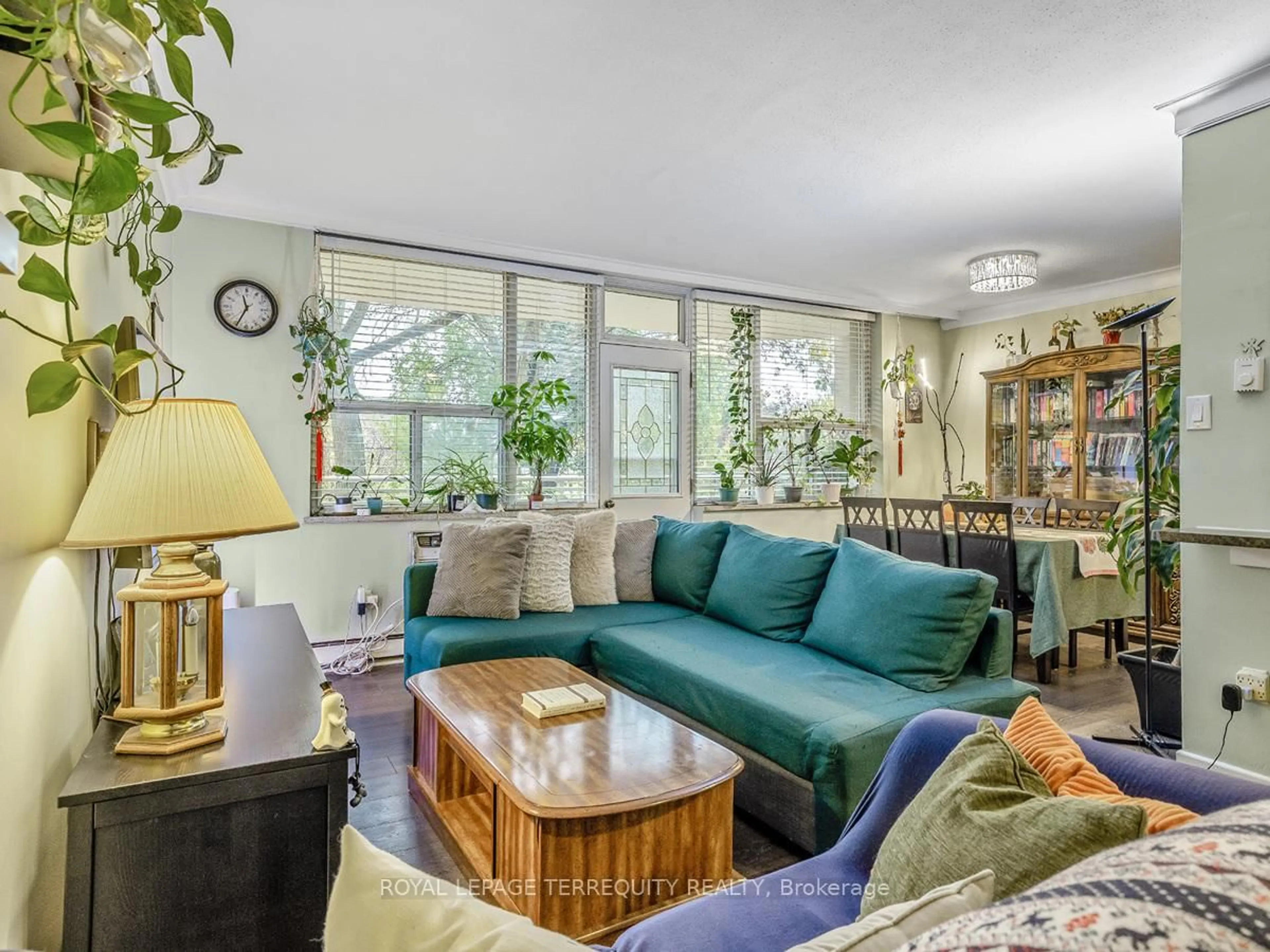 Living room with furniture, unknown for 70 Old Sheppard Ave #104, Toronto Ontario M2J 3L6