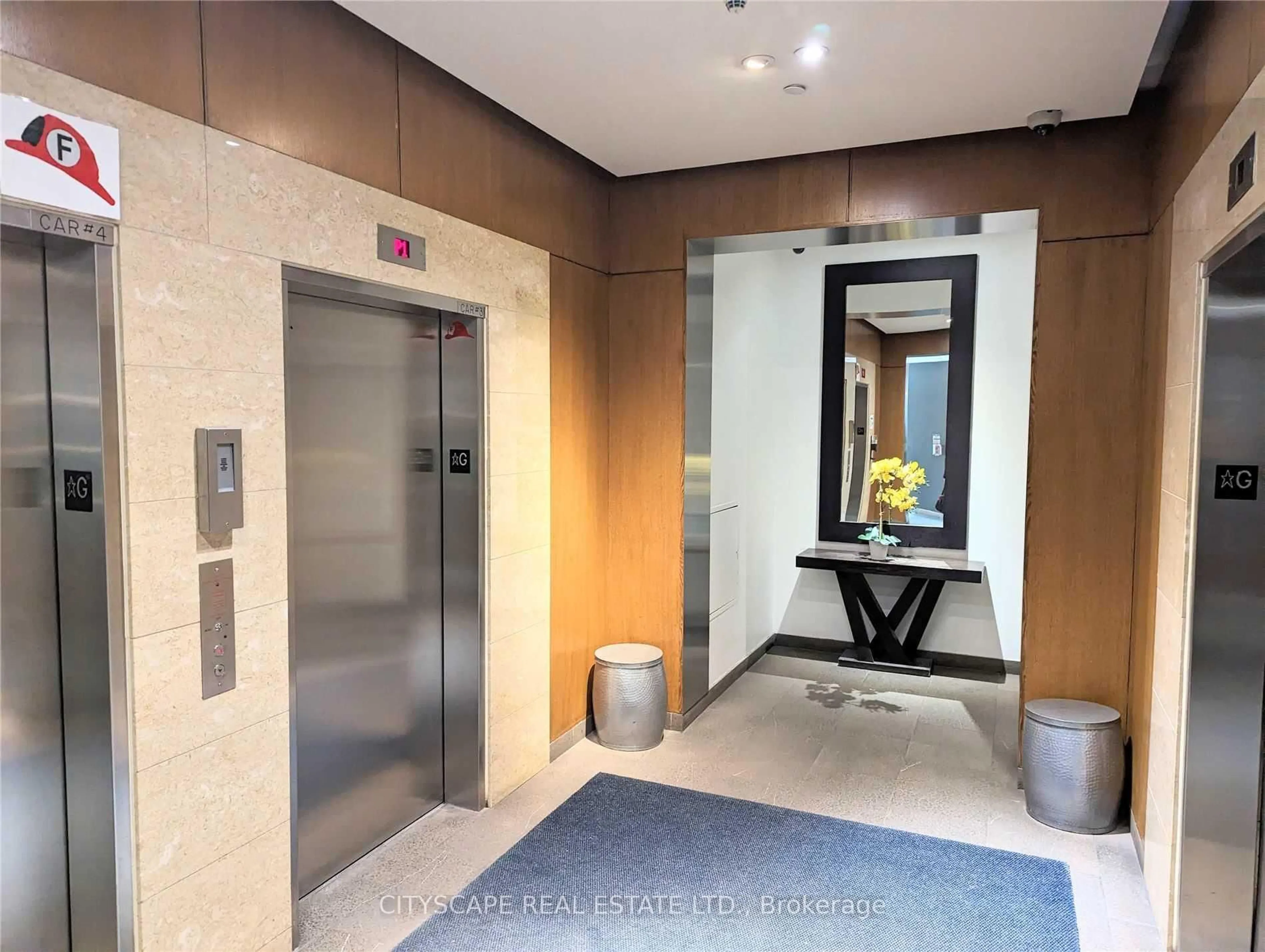 Indoor foyer for 11 Brunel Crt #5508, Toronto Ontario M5V 3Y3