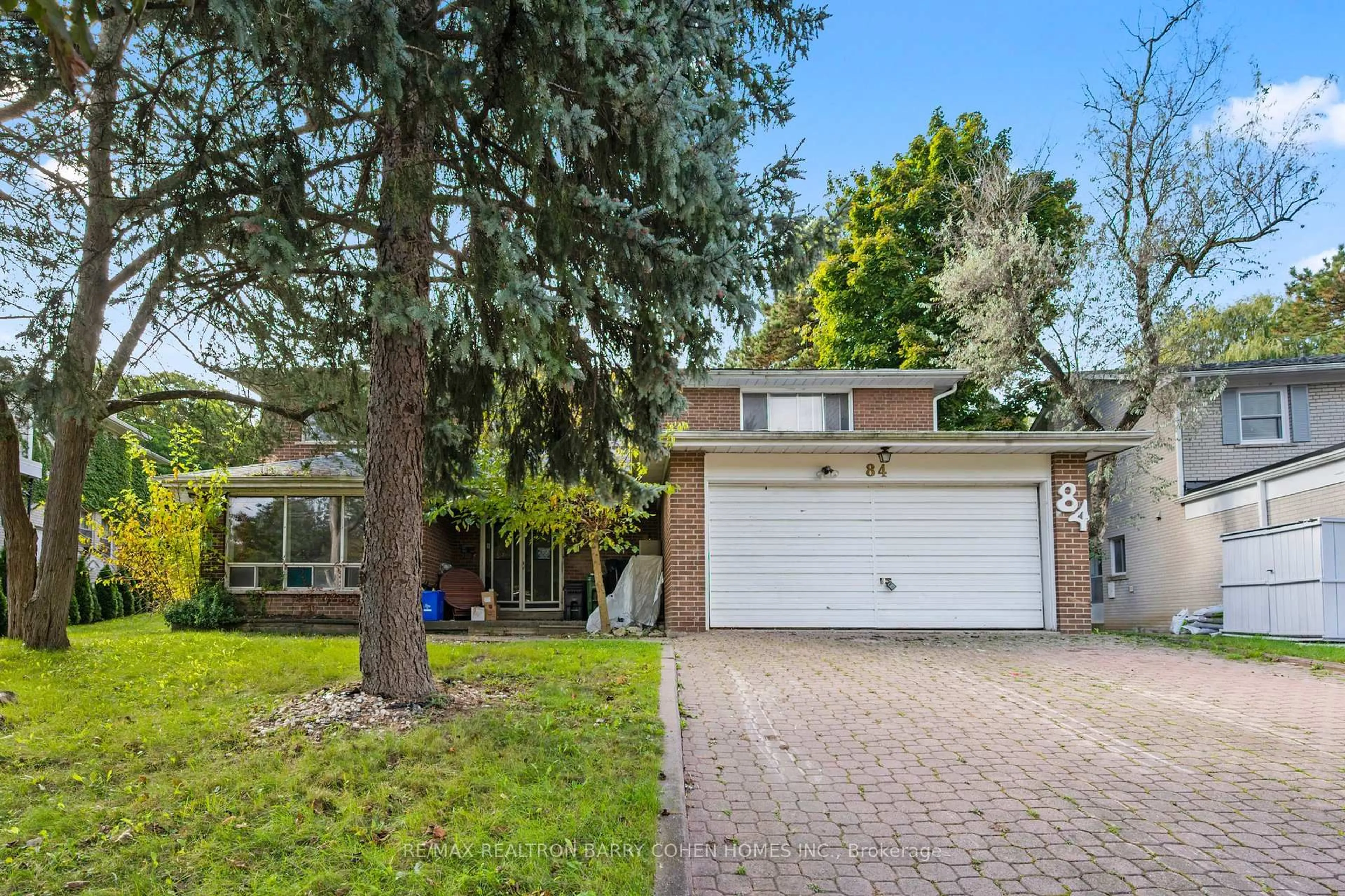 Home with brick exterior material, street for 84 Bannatyne Dr, Toronto Ontario M2L 2P3