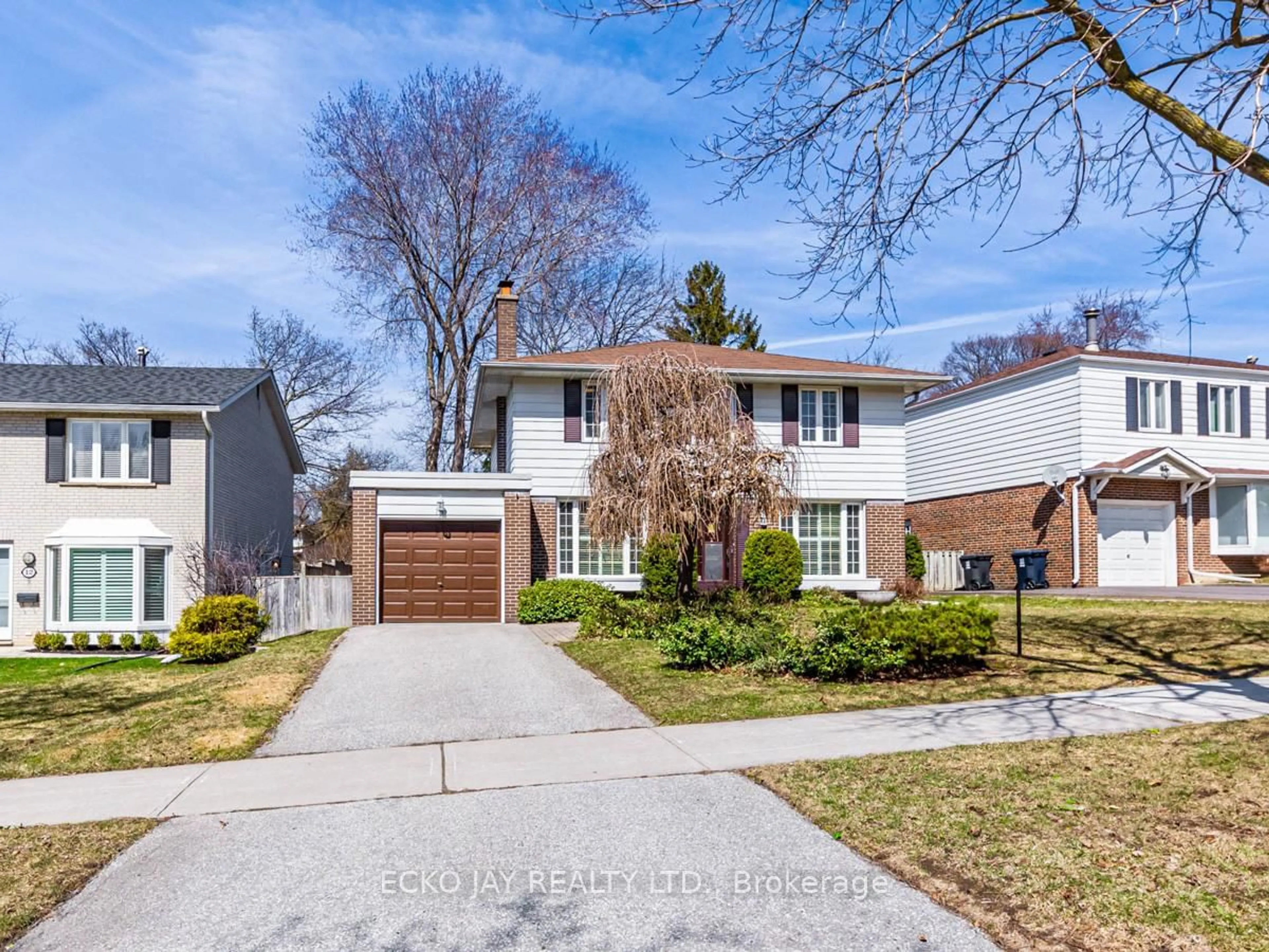 Home with brick exterior material, street for 14 Parfield Dr, Toronto Ontario M2J 1B9