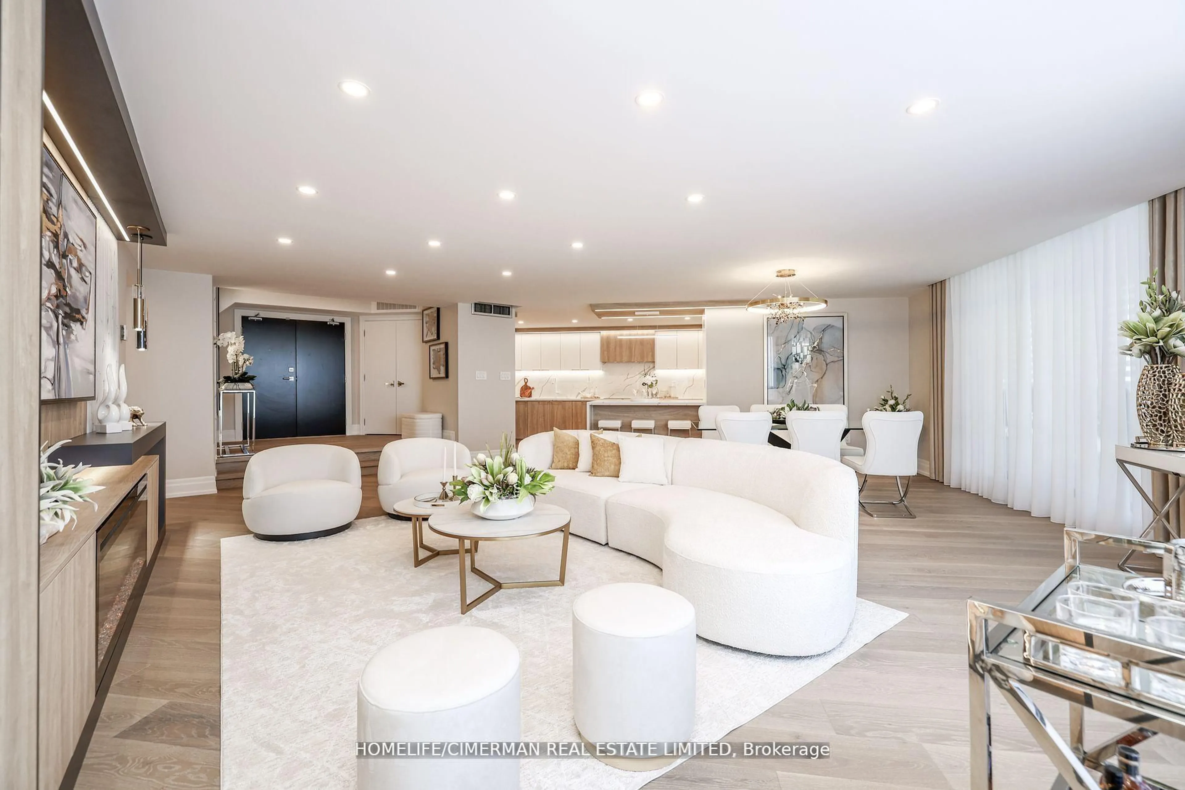 Living room with furniture, ceramic/tile floor for 240 Heath St #1002, Toronto Ontario M5P 3L5