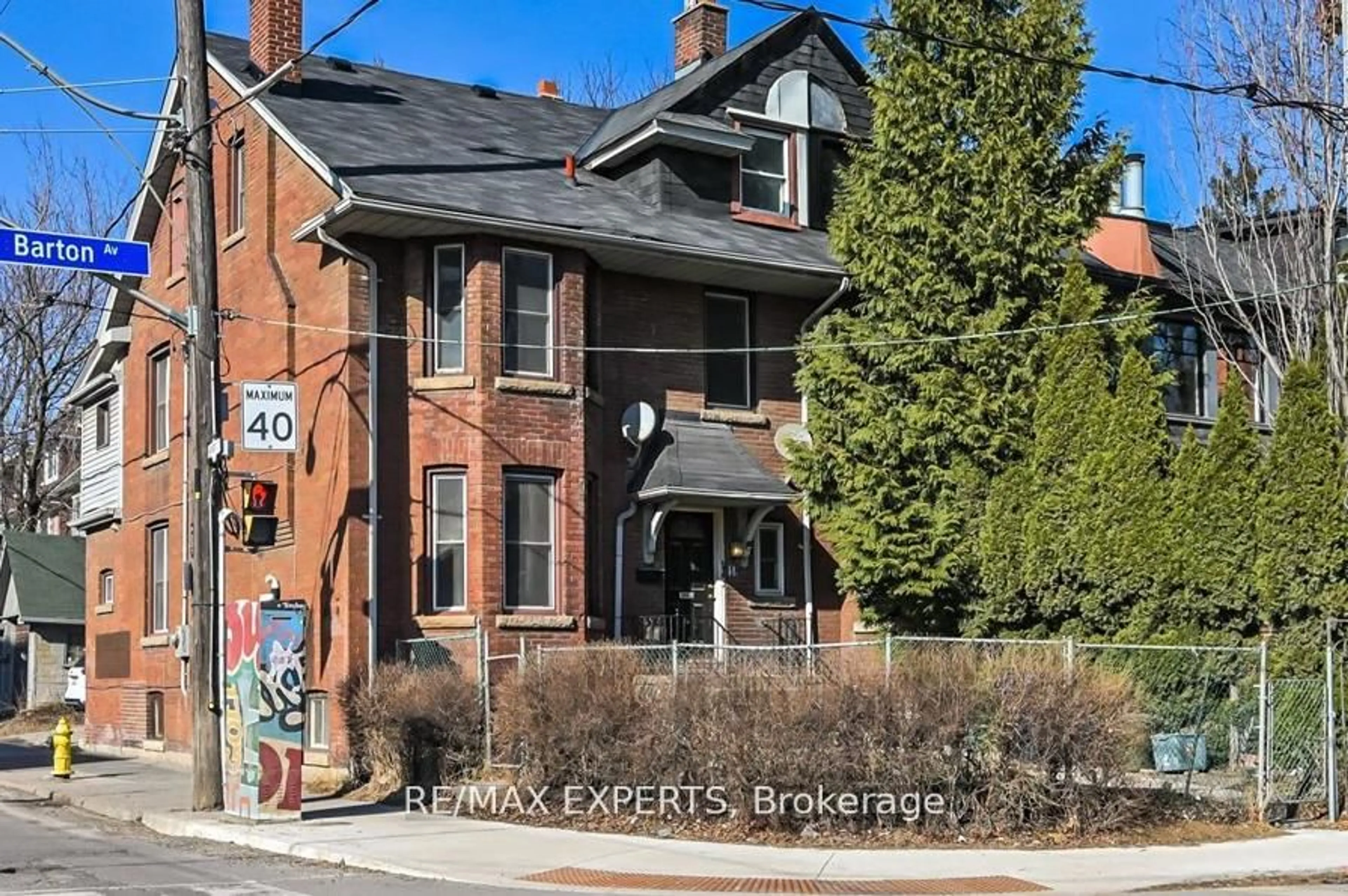 Home with brick exterior material, street for 18 Barton Ave, Toronto Ontario M5R 1G8