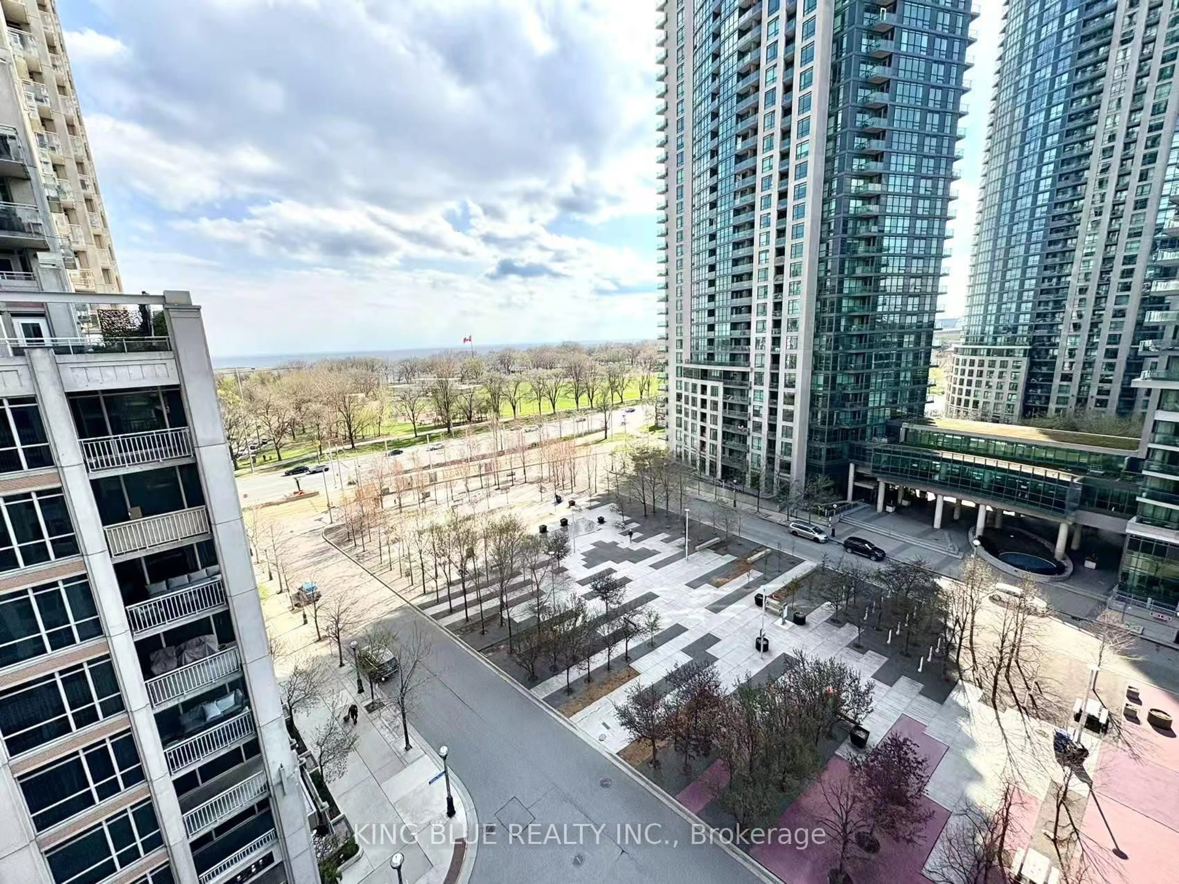 A pic from outside/outdoor area/front of a property/back of a property/a pic from drone, city buildings view from balcony for 35 Bastion St #1209, Toronto Ontario M5V 0C2