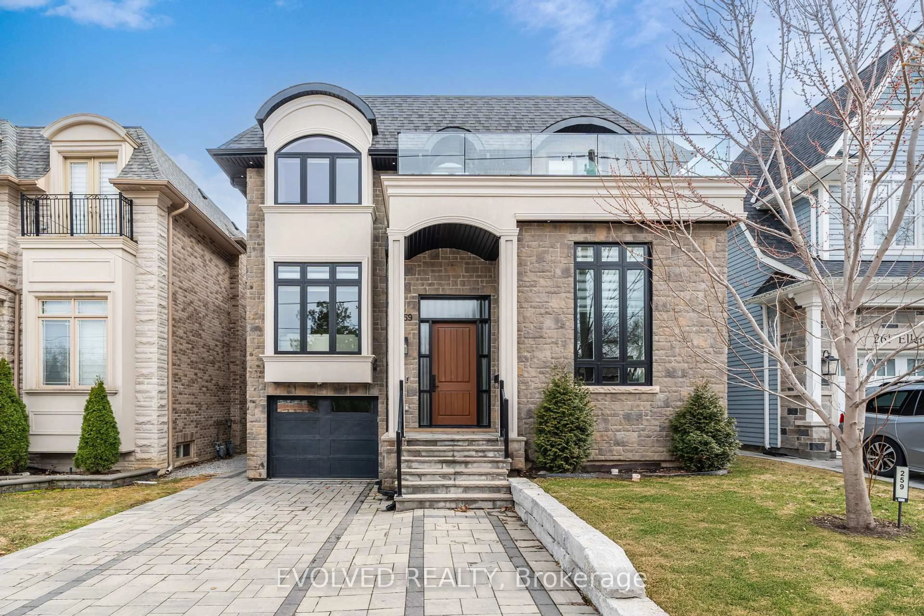 Home with brick exterior material, street for 259 Ellerslie Ave, Toronto Ontario M2N 1Y5