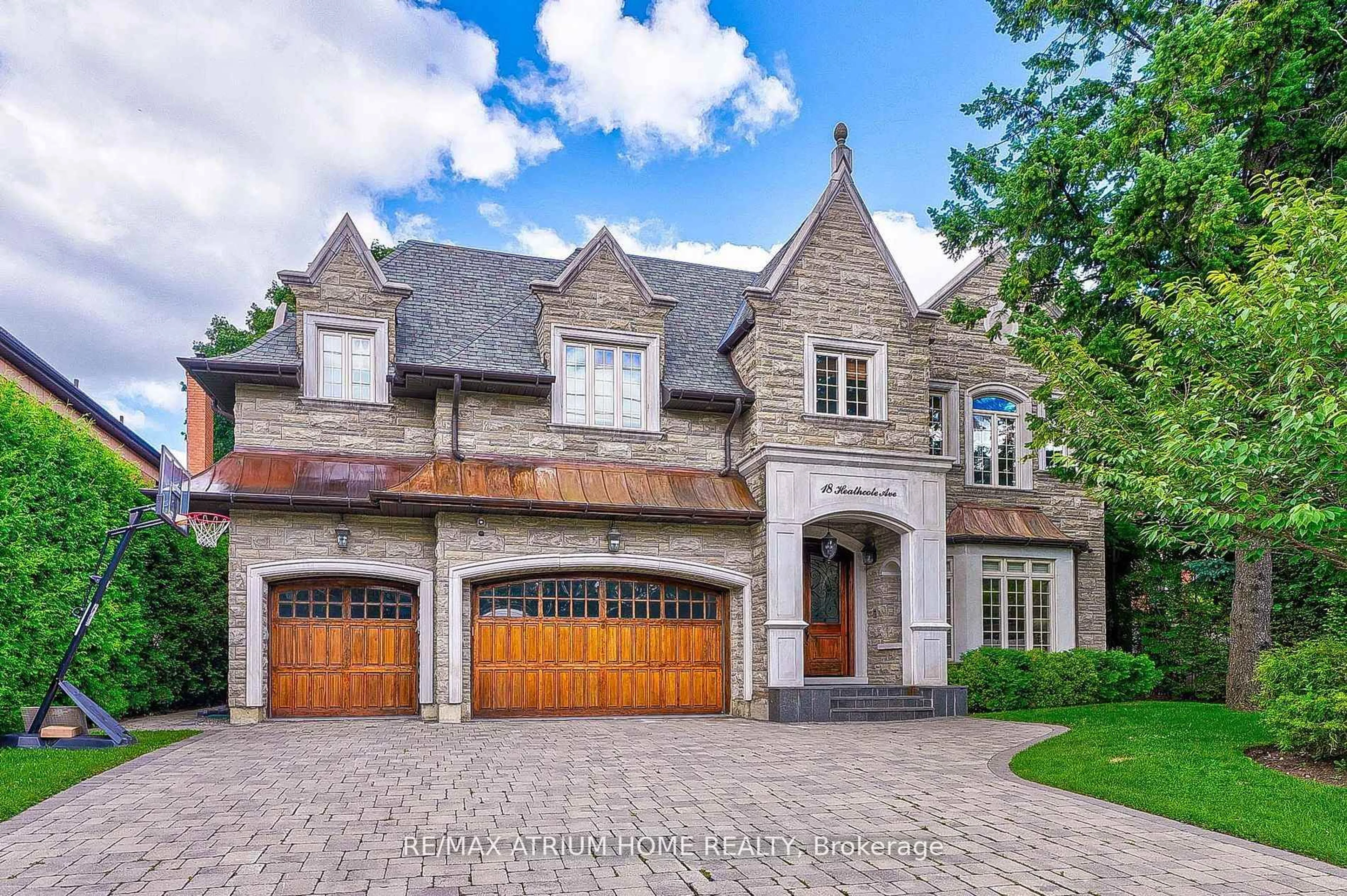 Home with brick exterior material, street for 18 Heathcote Ave, Toronto Ontario M2L 1Y7