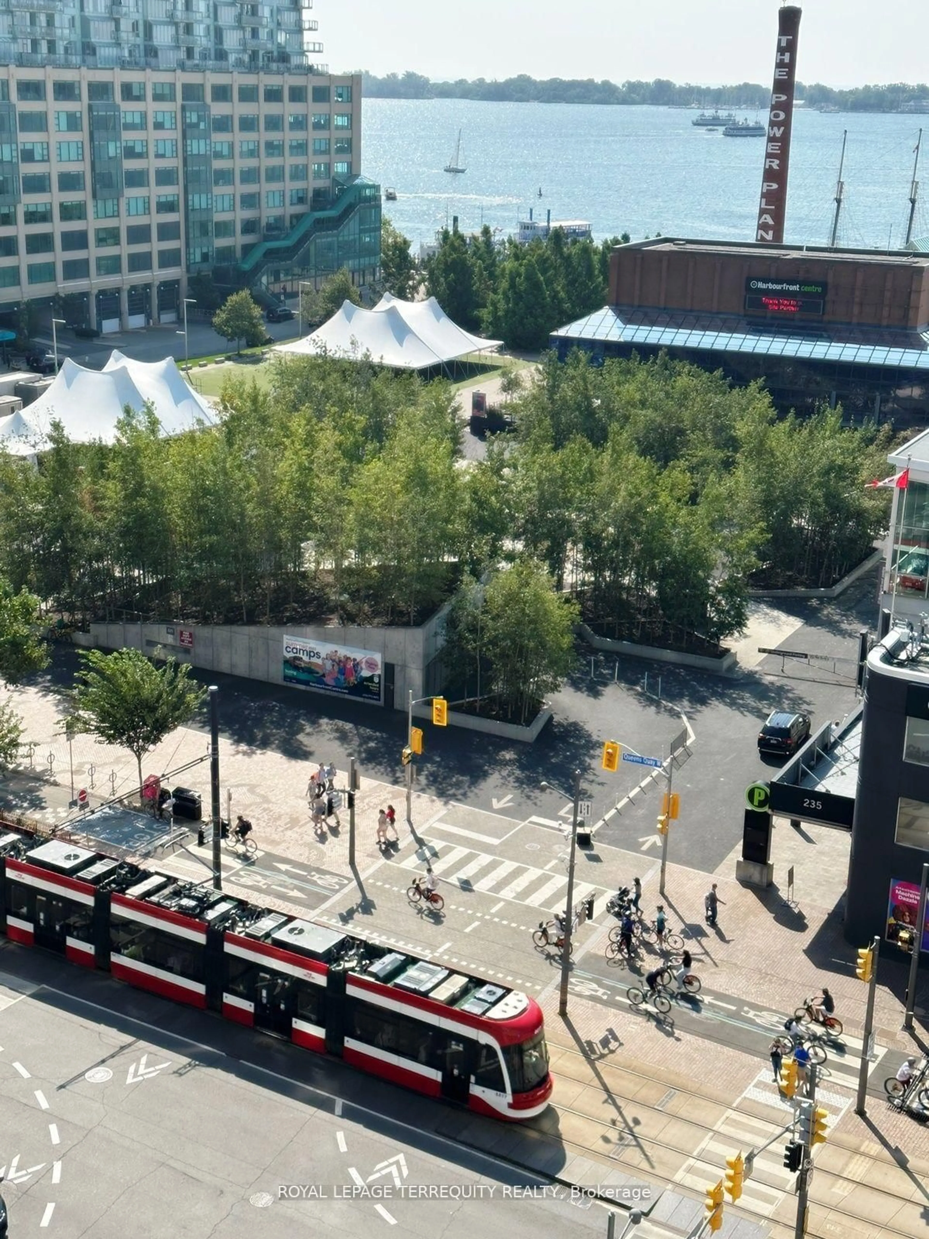 A pic from outside/outdoor area/front of a property/back of a property/a pic from drone, city buildings view from balcony for 228 Queens Quay #1202, Toronto Ontario M5J 2X1