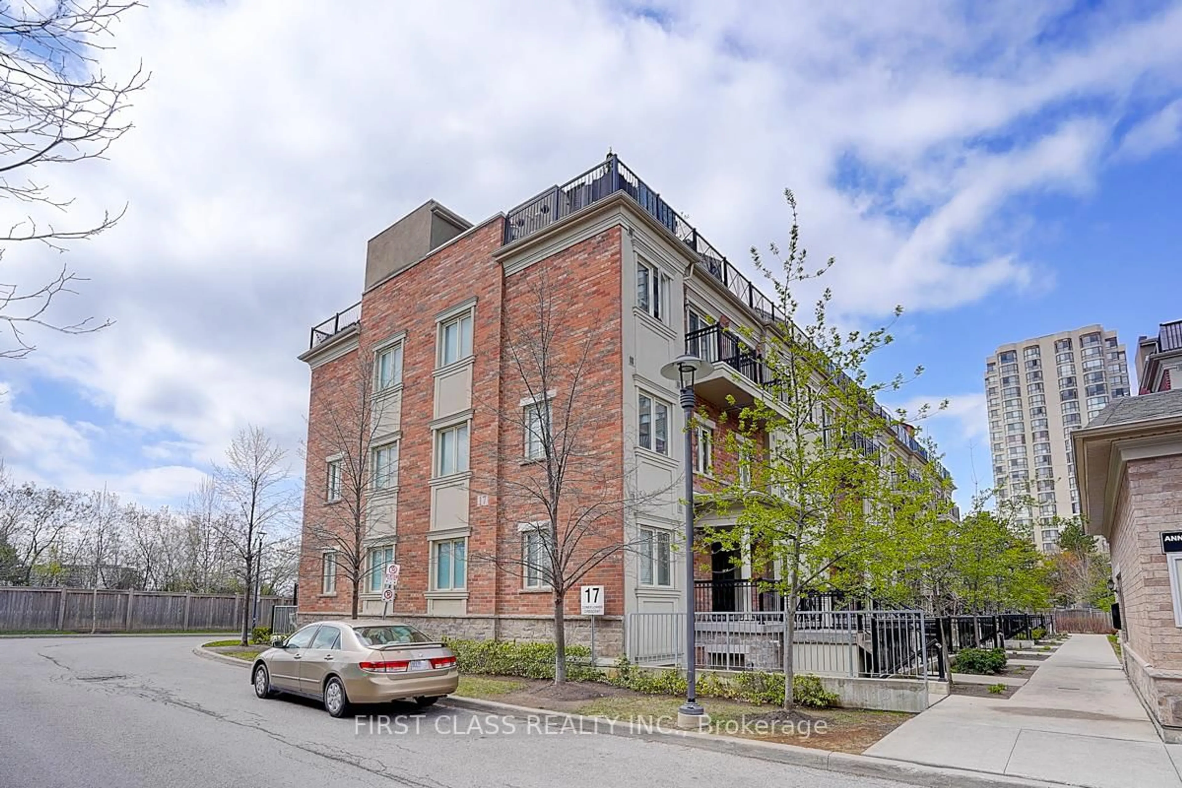 Home with brick exterior material, building for 17 Coneflower Cres #220, Toronto Ontario M2R 0A5