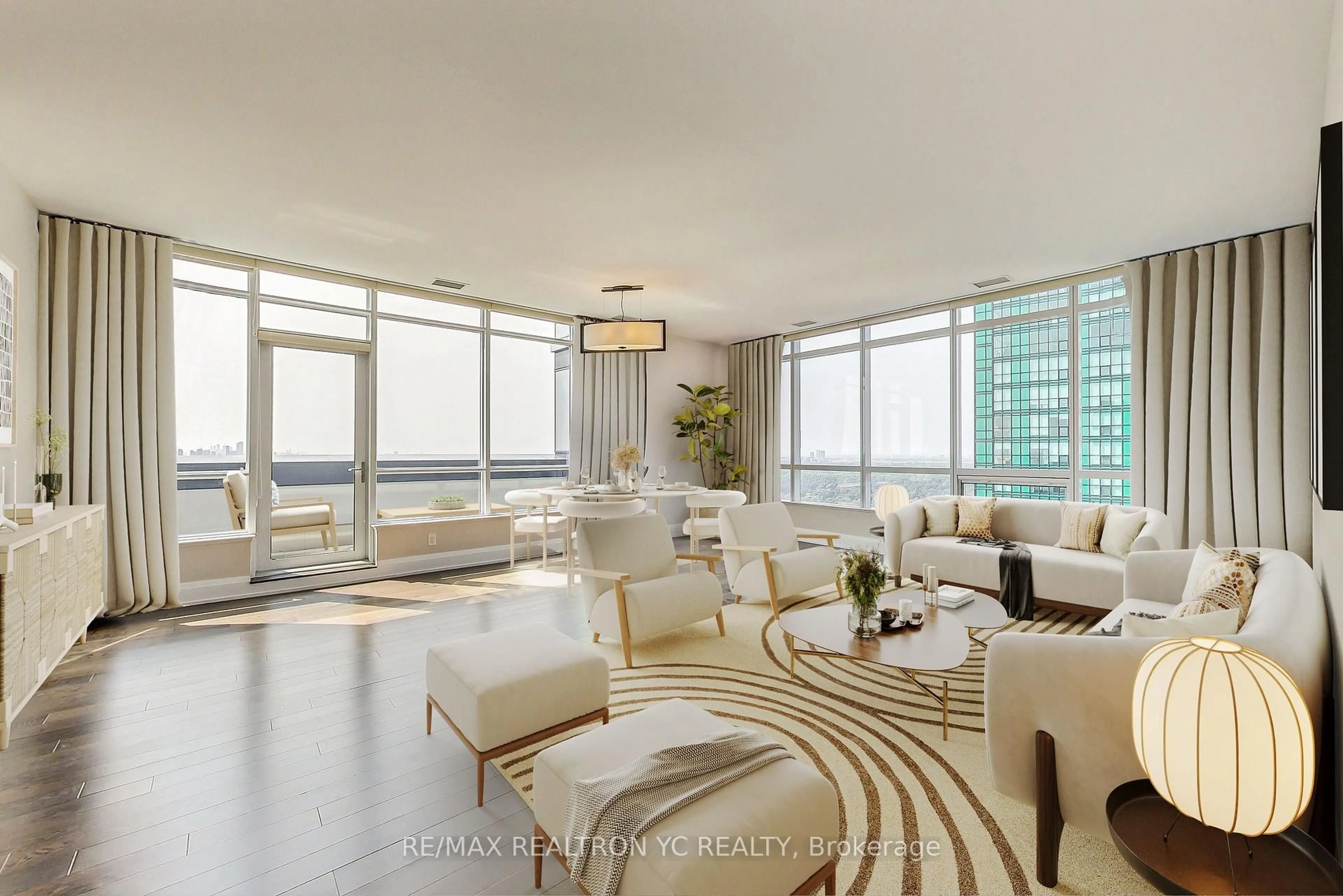 Living room with furniture, unknown for 2 Anndale Dr #PH4, Toronto Ontario M2N 0G5