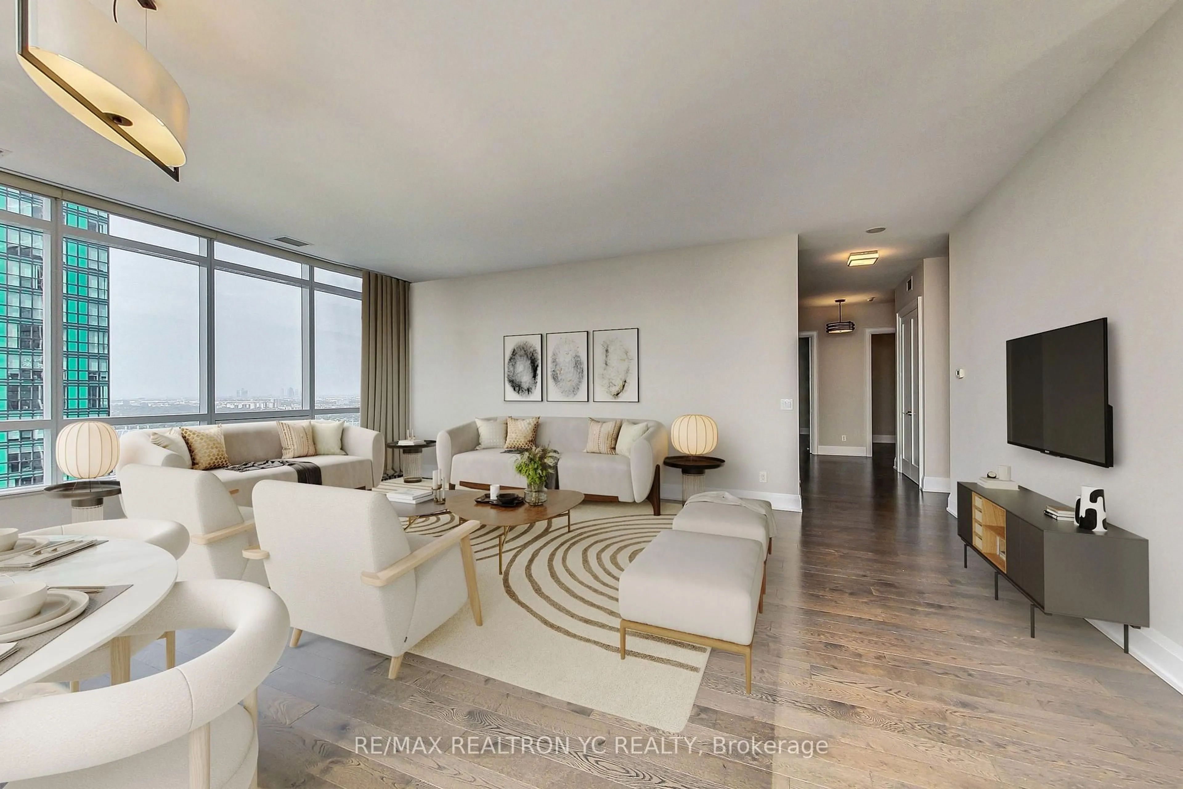 Living room with furniture, unknown for 2 Anndale Dr #PH4, Toronto Ontario M2N 0G5