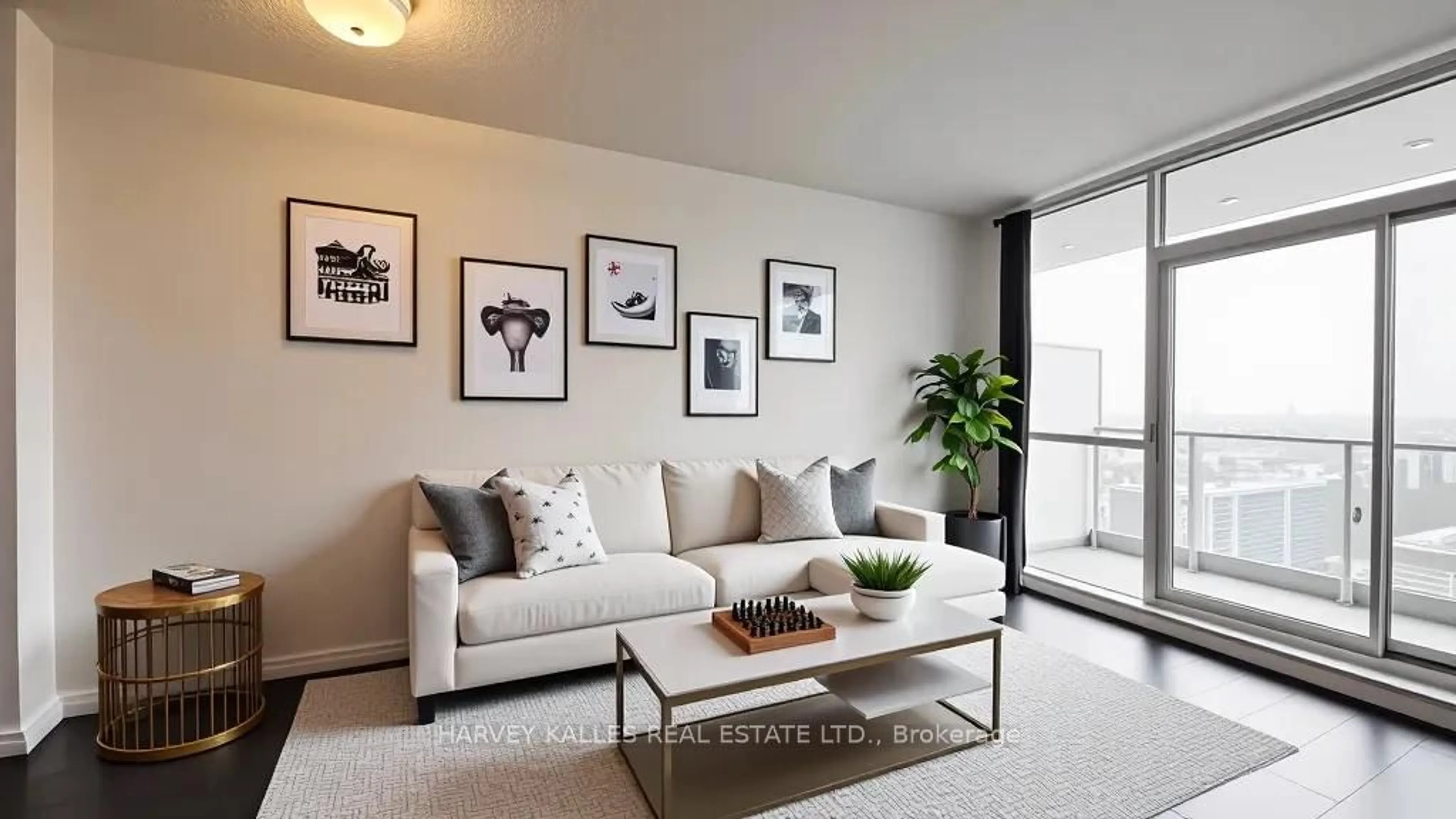 Living room with furniture, unknown for 70 Forest Manor Rd #2104, Toronto Ontario M2J 0A9