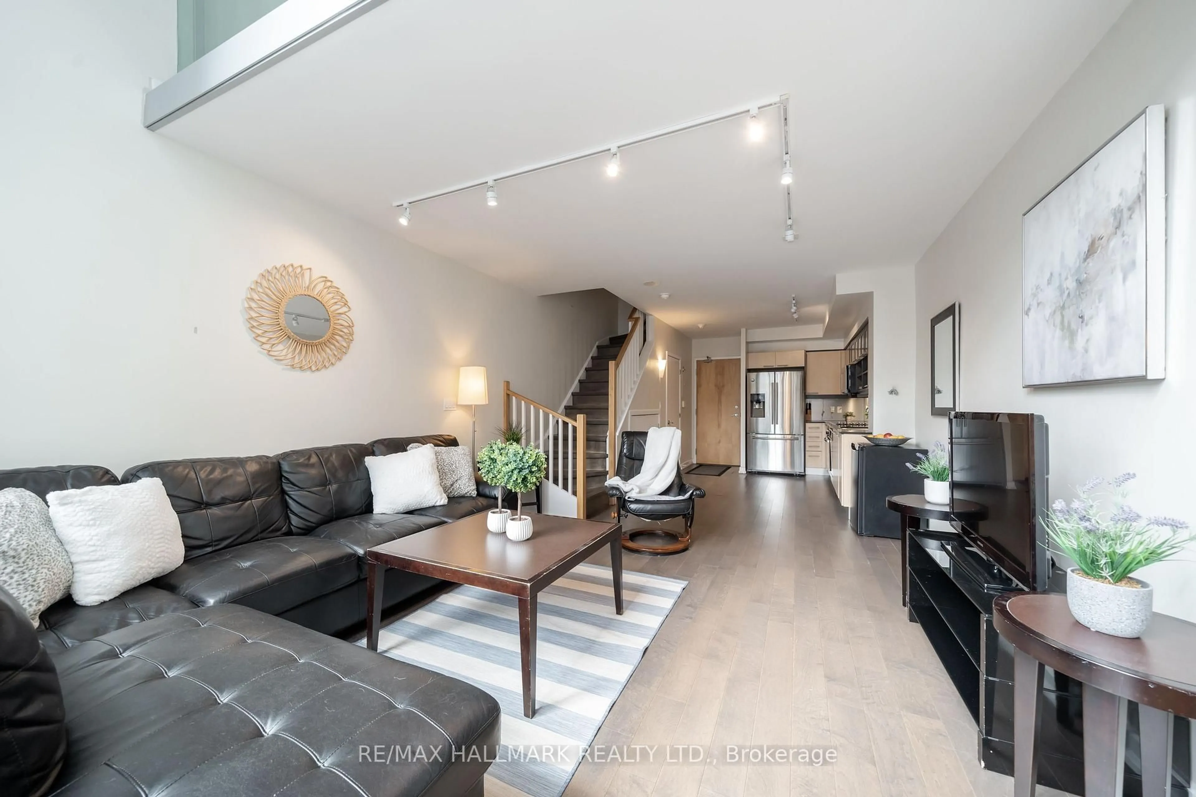 Living room with furniture, unknown for 36 Blue Jays Way #1107, Toronto Ontario M5V 3T3