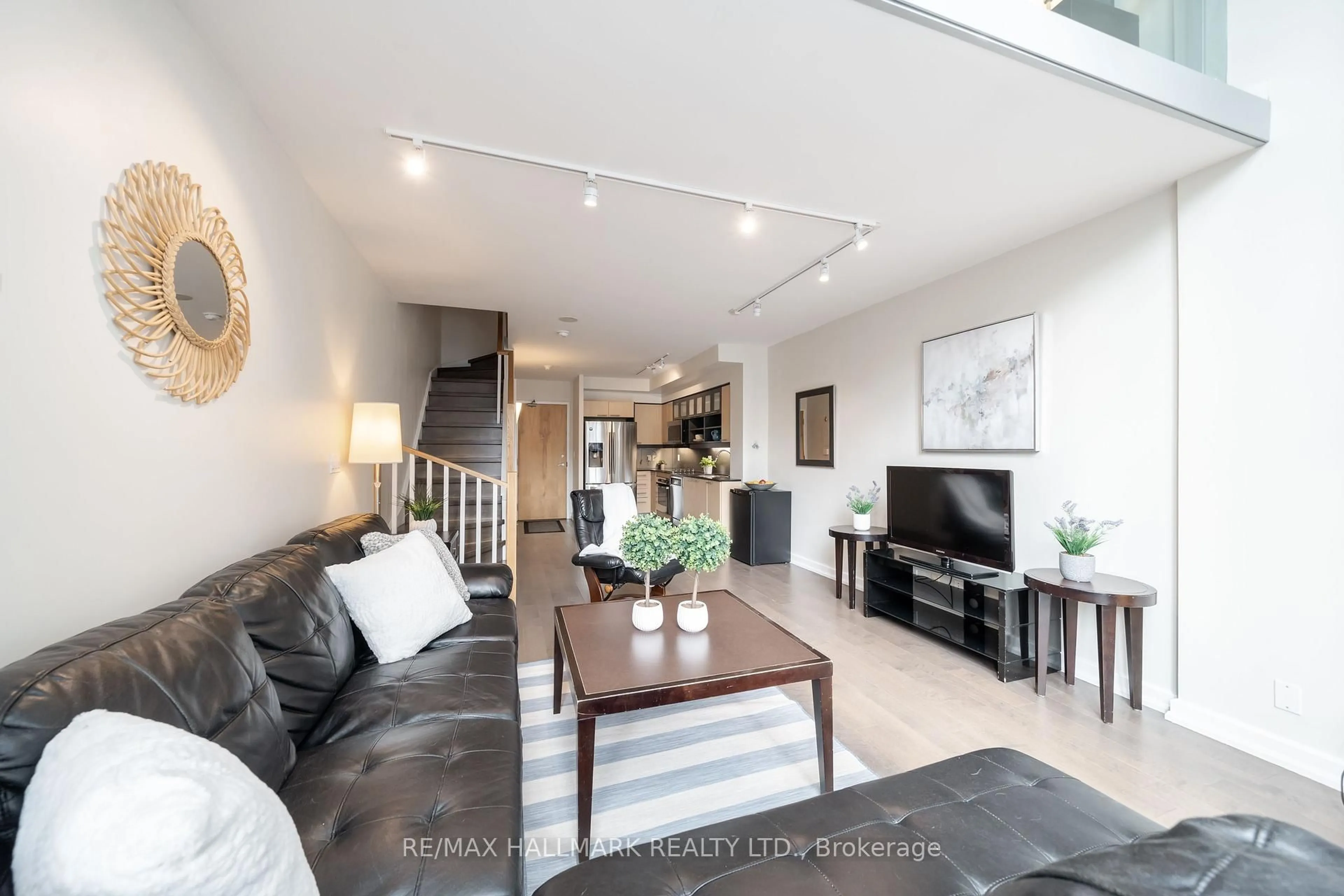 Living room with furniture, unknown for 36 Blue Jays Way #1107, Toronto Ontario M5V 3T3