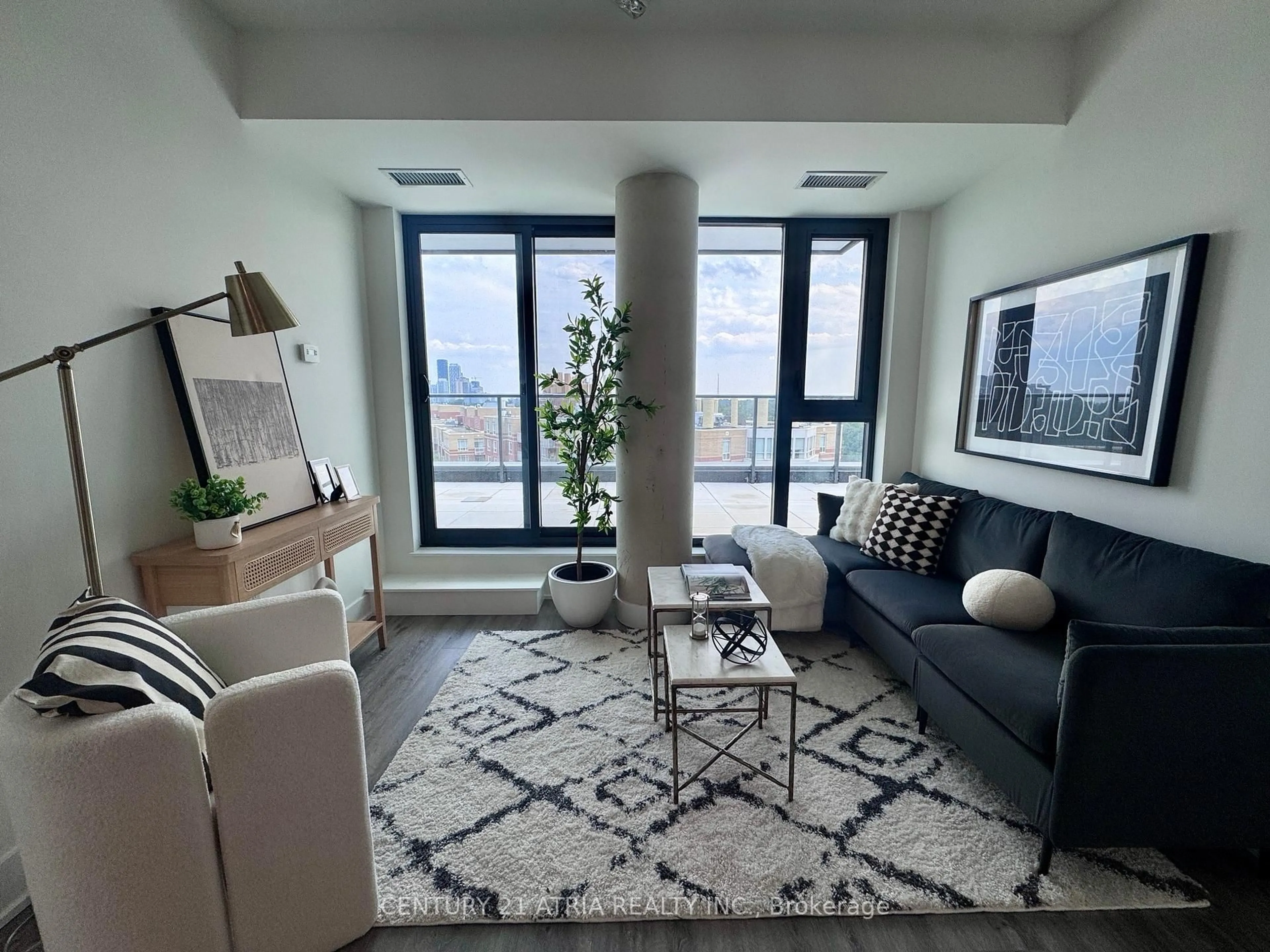Living room with furniture, unknown for 250 Lawrence Ave #808, Toronto Ontario M5M 1B1