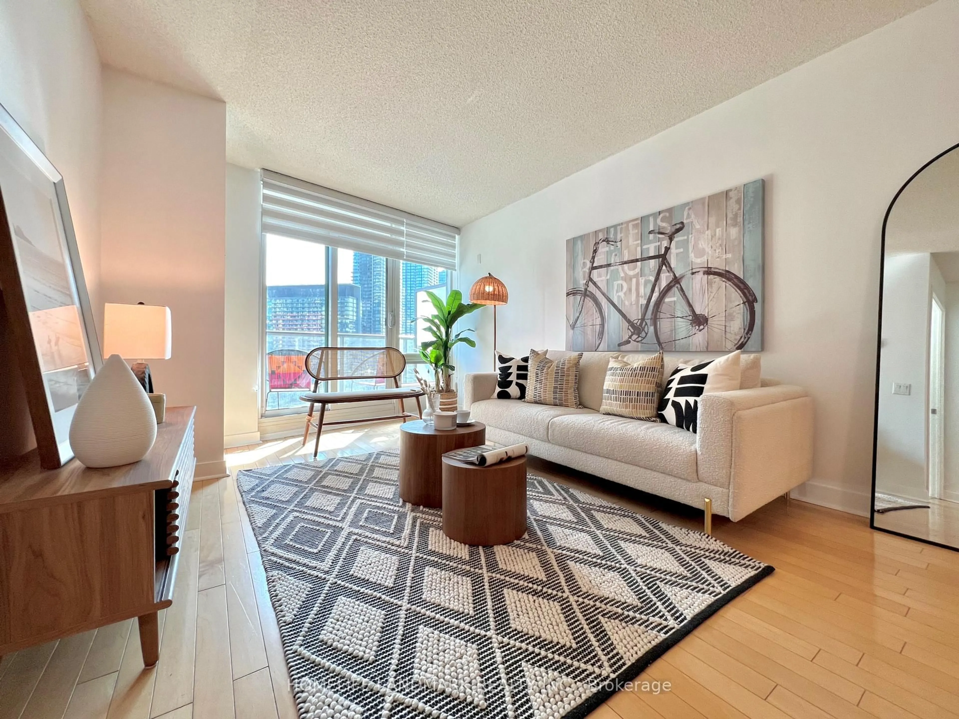 Living room with furniture, unknown for 361 Front St #706, Toronto Ontario M5V 3R5