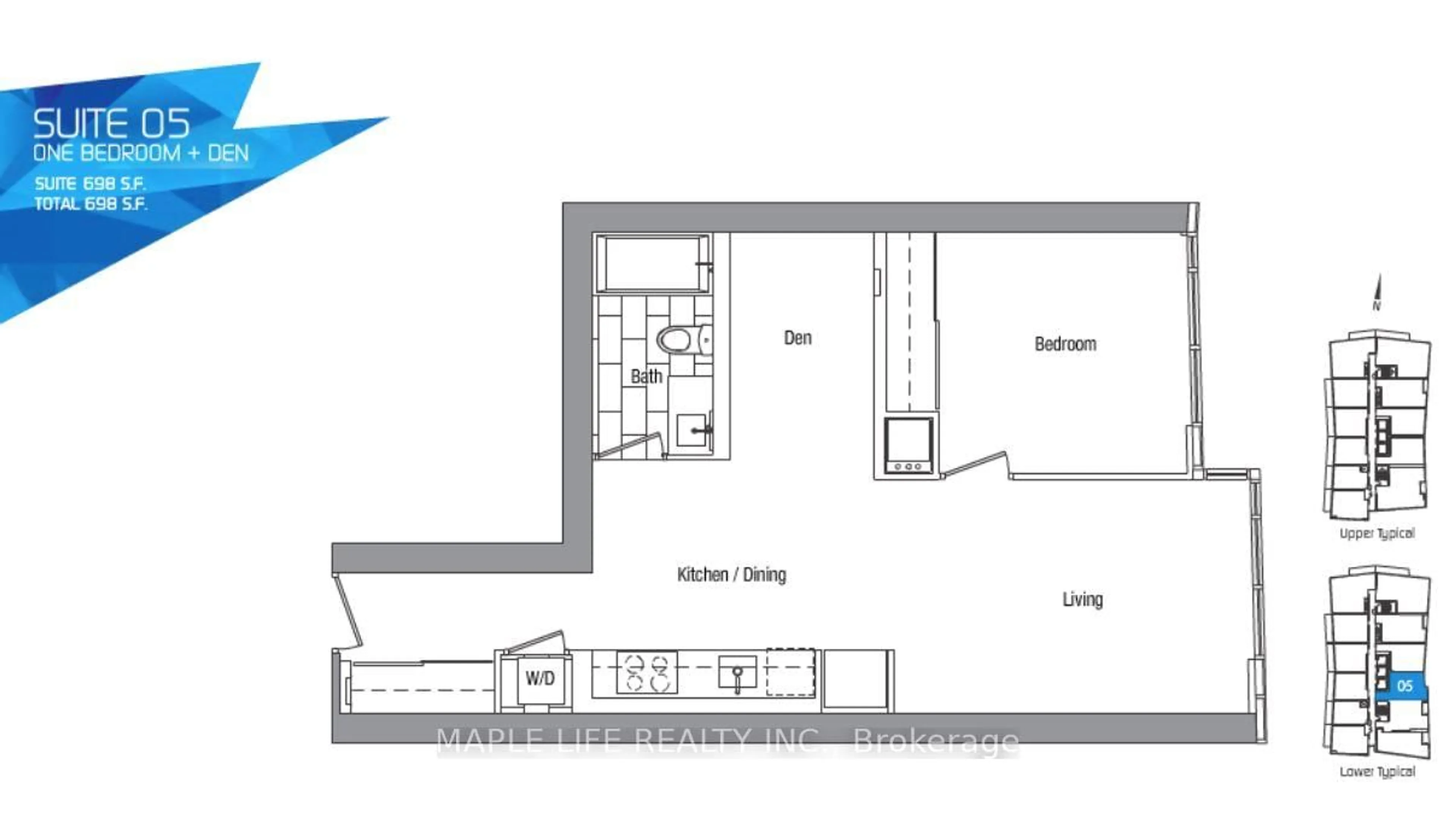 Floor plan for 75 Queens Wharf Rd #805, Toronto Ontario M5V 0J8