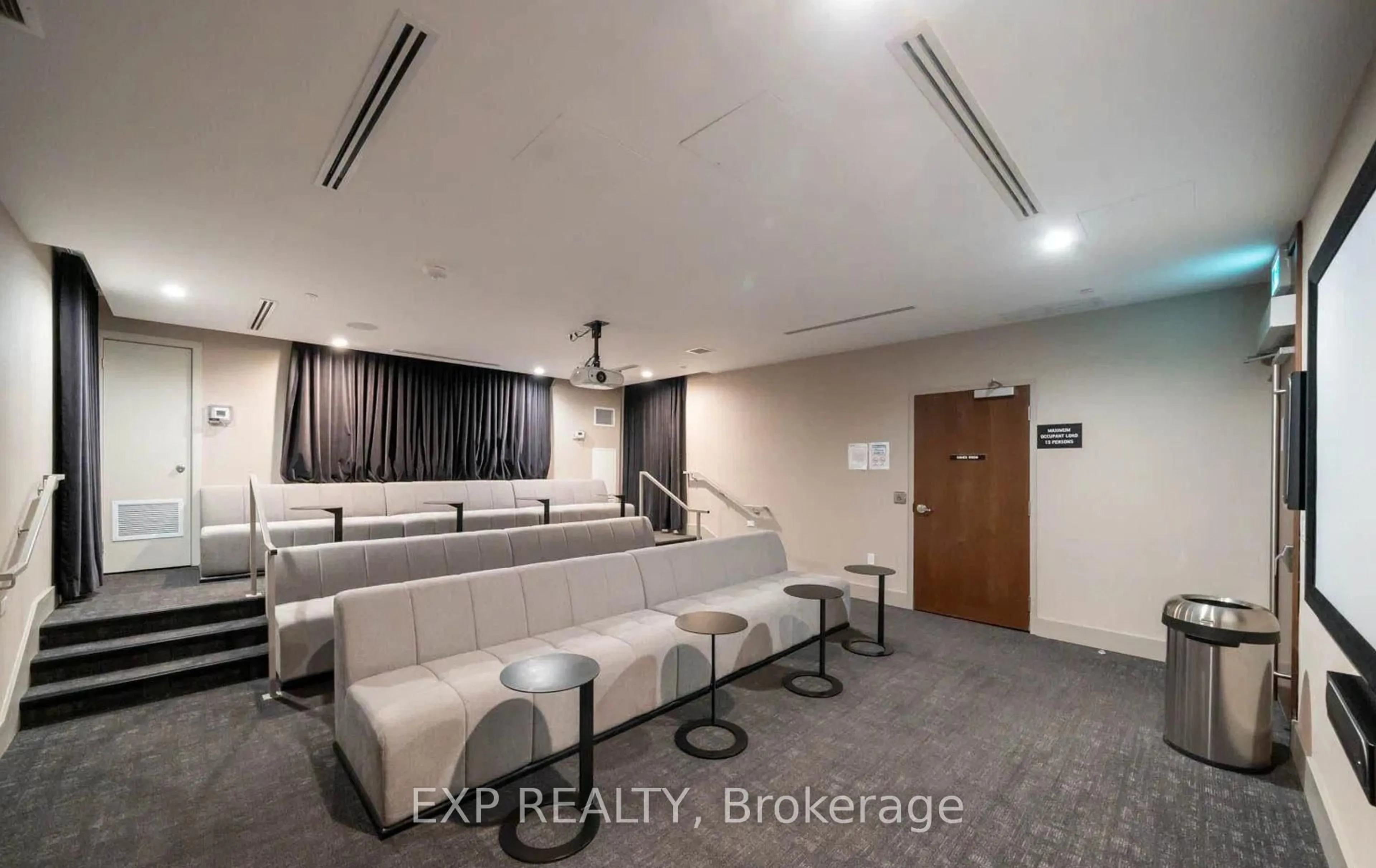 Home theater for 38 IANNUZZI St #1607, Toronto Ontario M5V 0C2