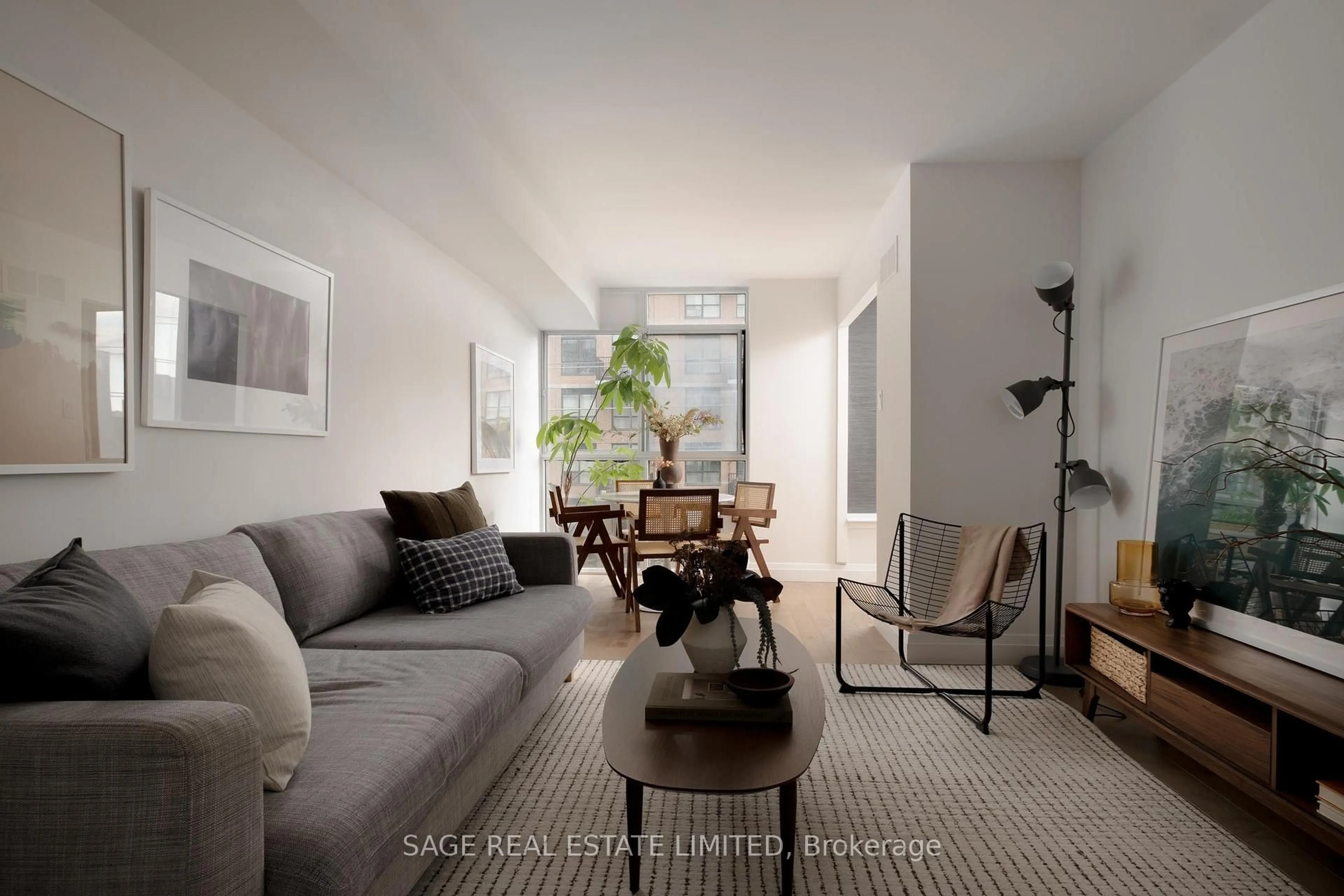 Living room with furniture, unknown for 801 King St #420, Toronto Ontario M5V 3C9