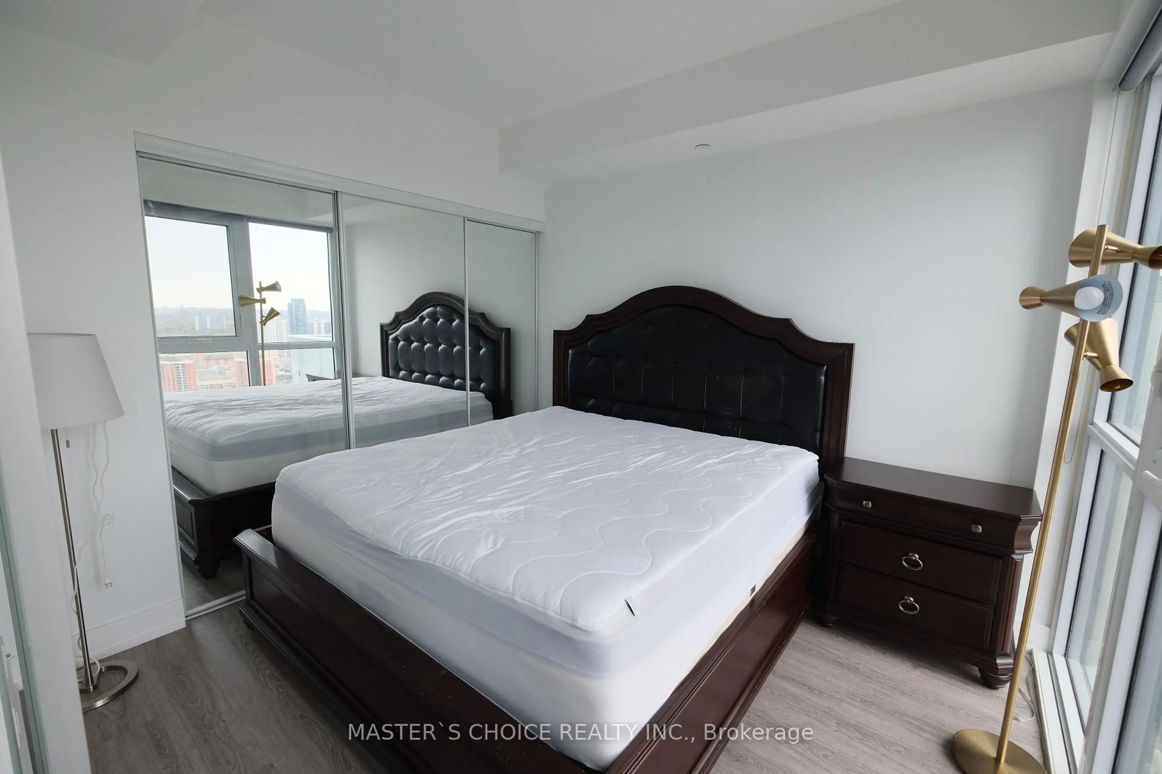 Bedroom with bed, unknown for 7 Grenville St #3809, Toronto Ontario M4Y 0E9
