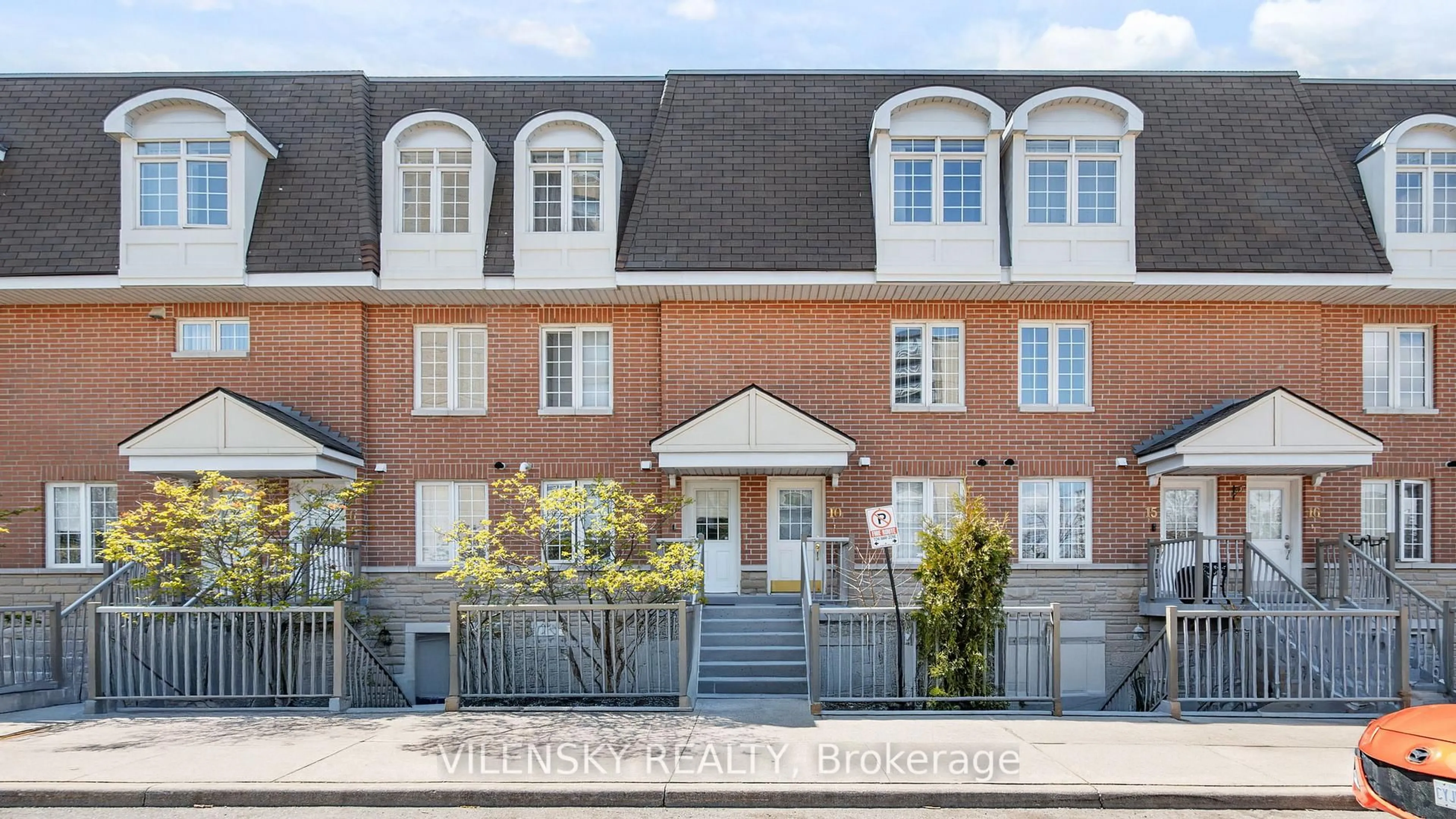 Home with brick exterior material, street for 55 Cedarcroft Blvd #11, Toronto Ontario M2R 3Y1