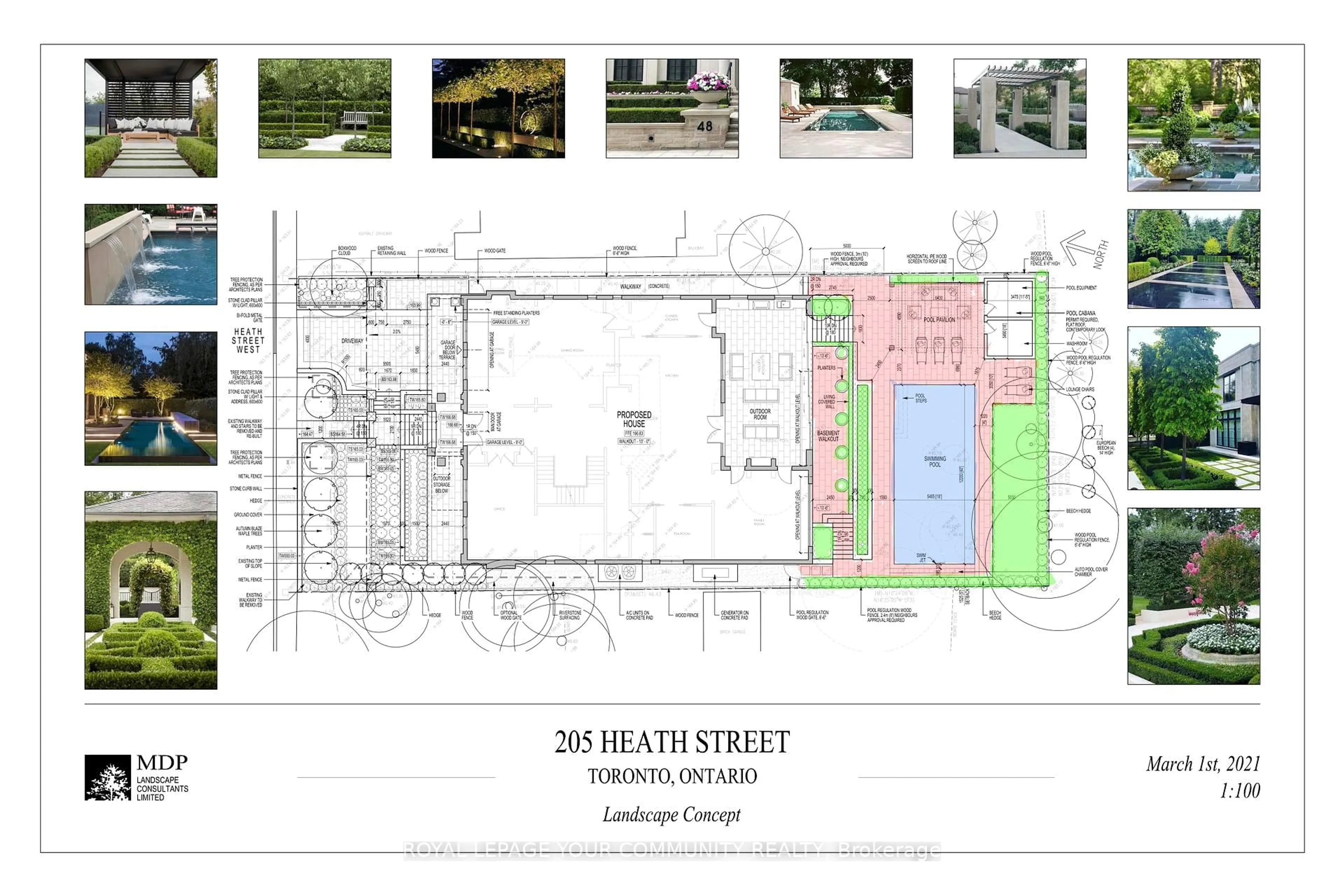 Floor plan for 205 Heath St, Toronto Ontario M4V 1V3
