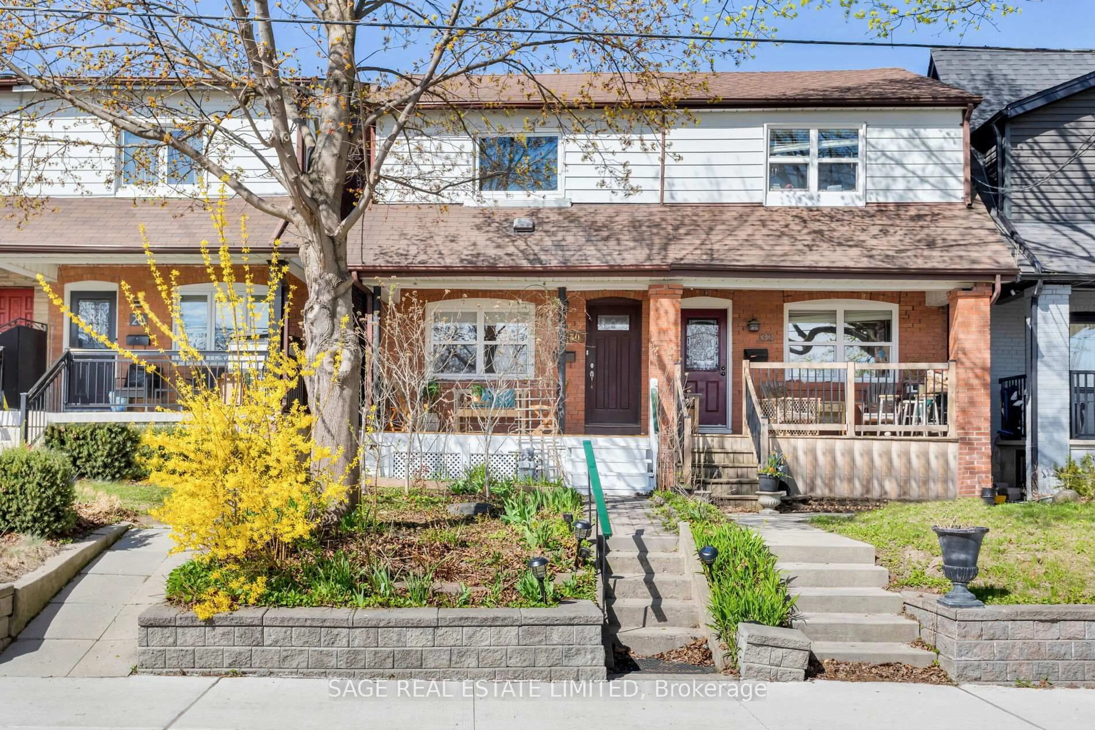 Home with brick exterior material, street for 30 Alameda Ave, Toronto Ontario M6C 3W2