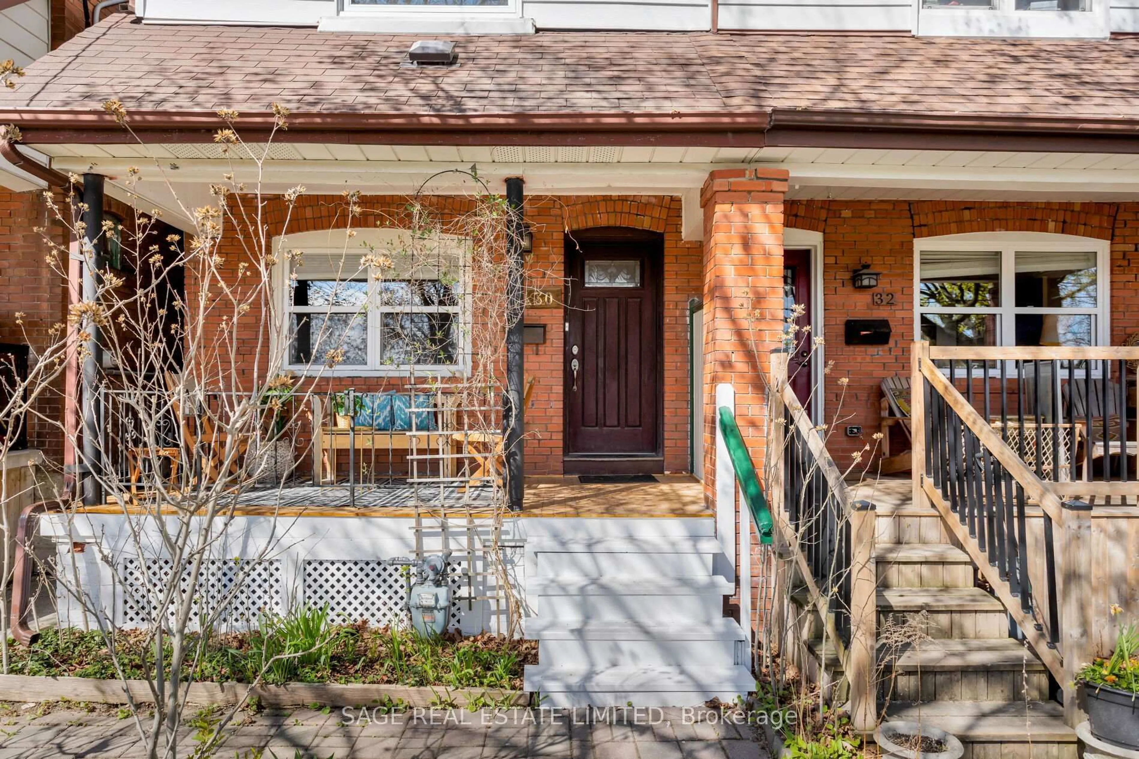 Home with brick exterior material, street for 30 Alameda Ave, Toronto Ontario M6C 3W2