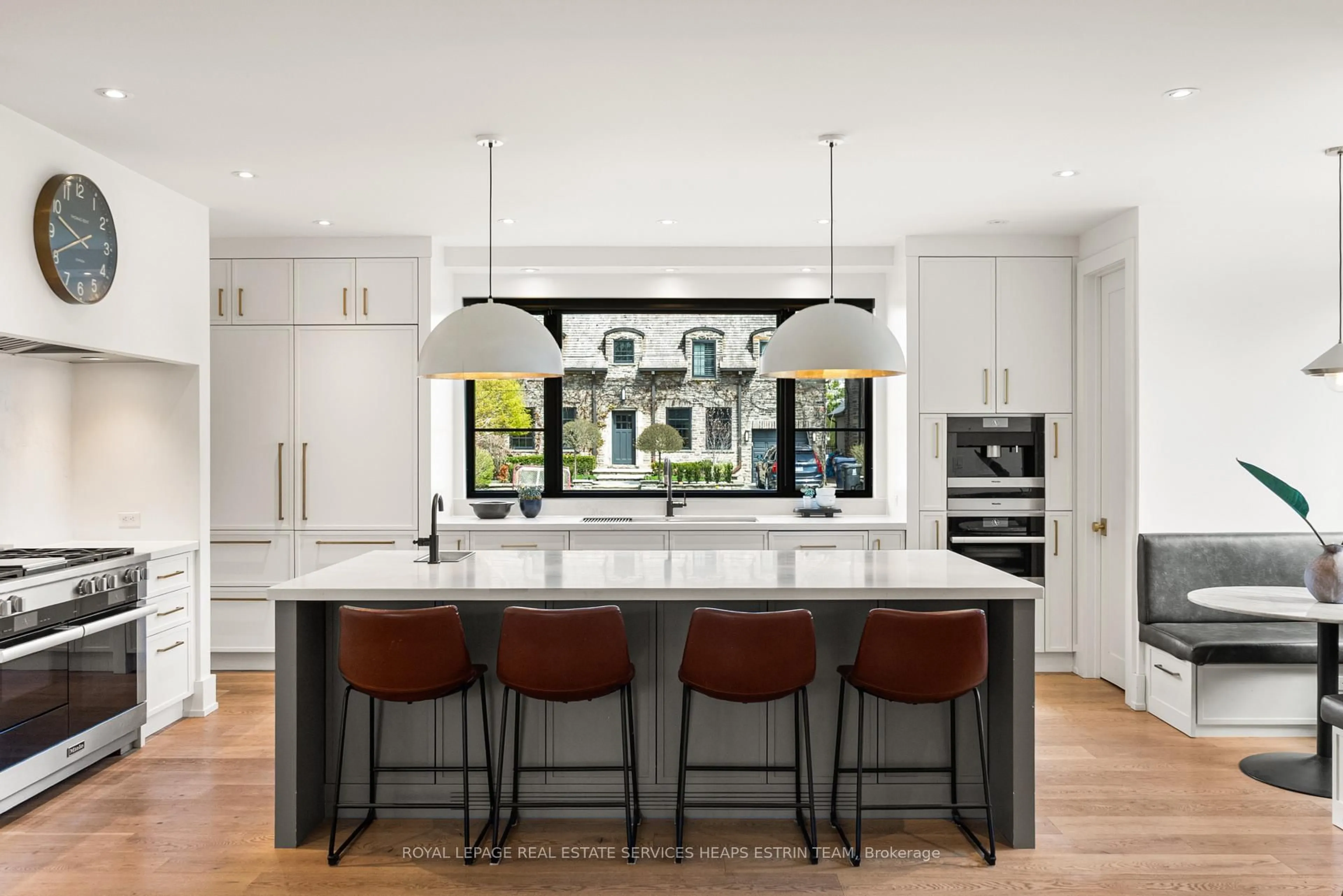 Contemporary kitchen, ceramic/tile floor for 44 Bennington Heights Dr, Toronto Ontario M4G 1A6
