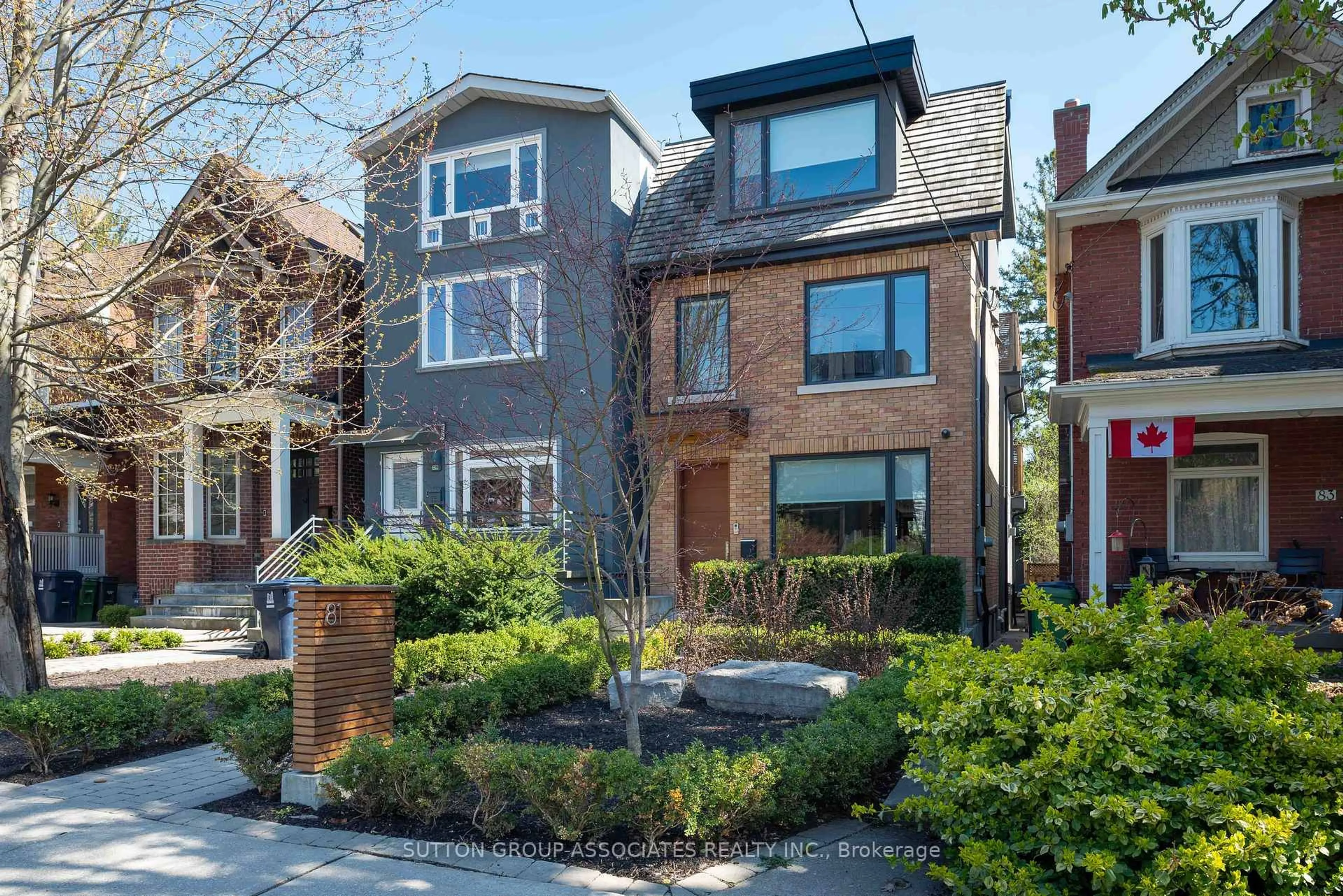 Home with brick exterior material, street for 81 Helena Ave, Toronto Ontario M6G 2H3