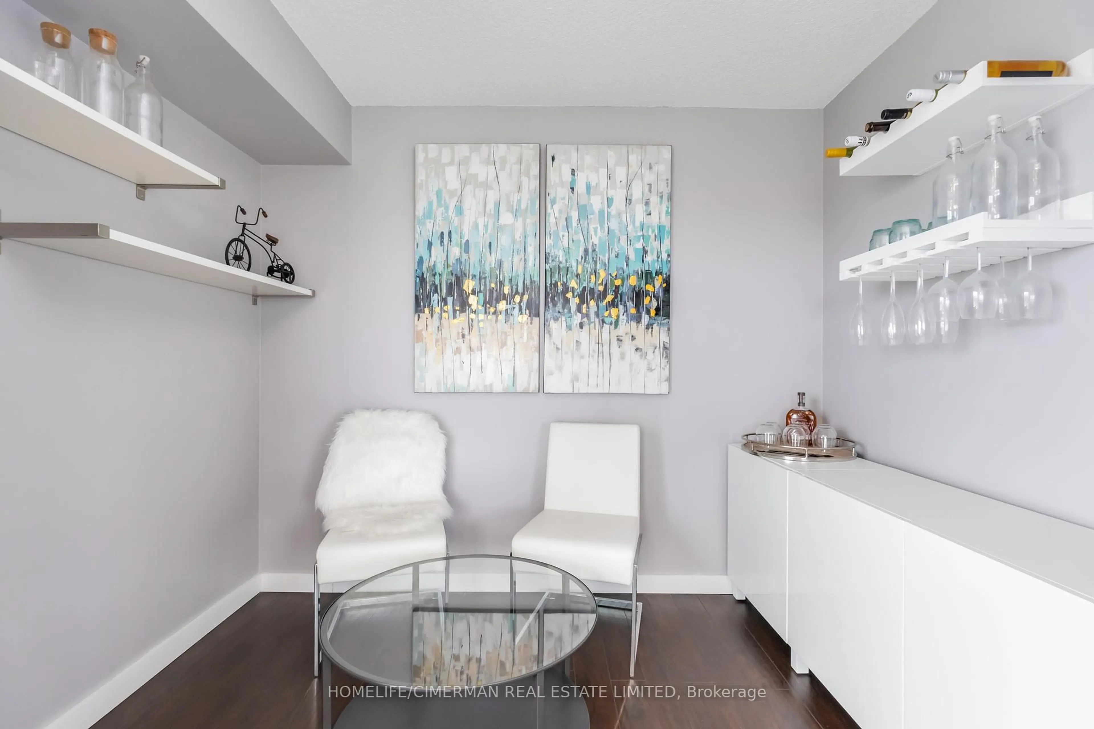 Living room with furniture, unknown for 120 Dallimore Circ #607, Toronto Ontario M3C 4J1