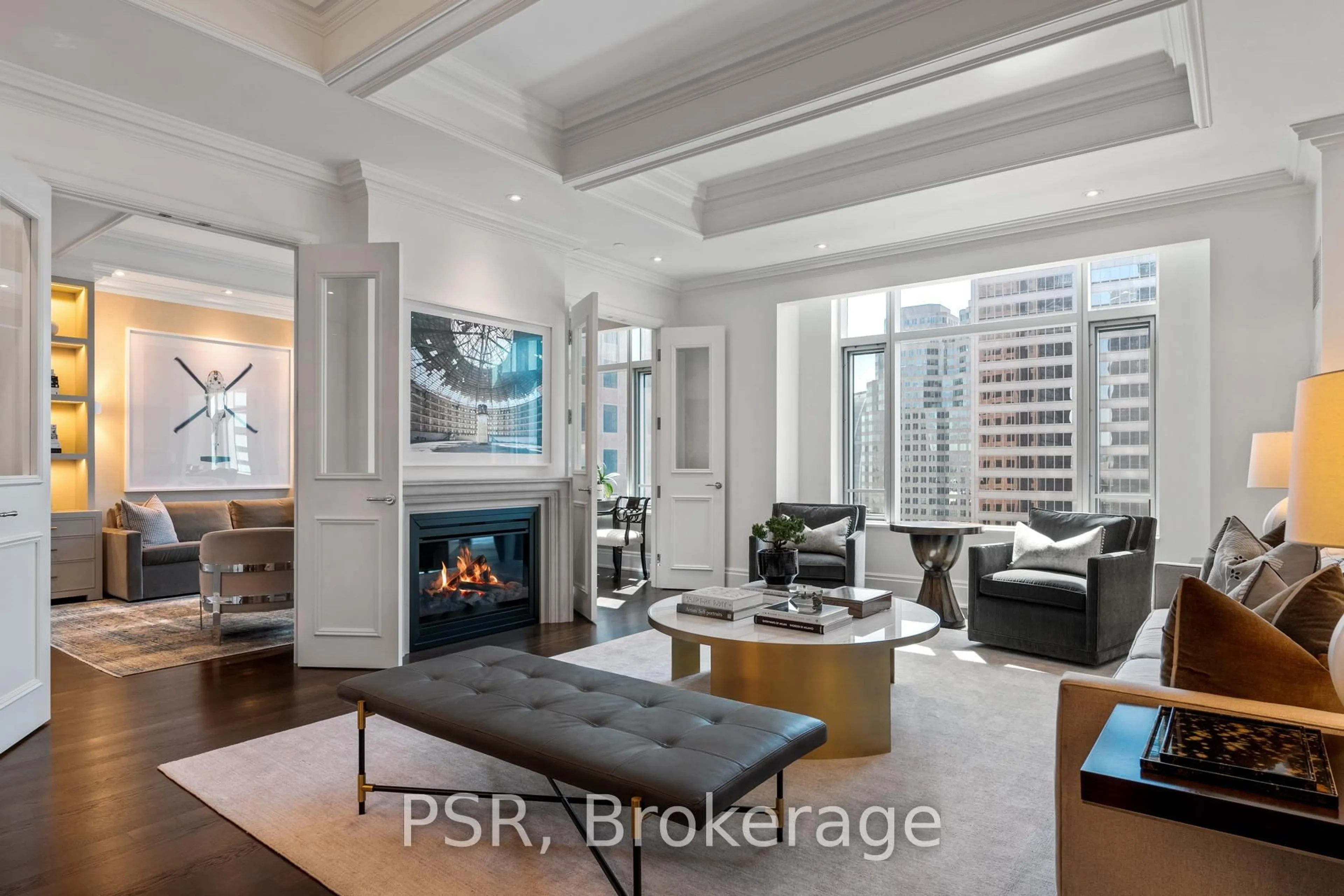 Living room with furniture, unknown for 311 Bay St #3605, Toronto Ontario M5H 4G5