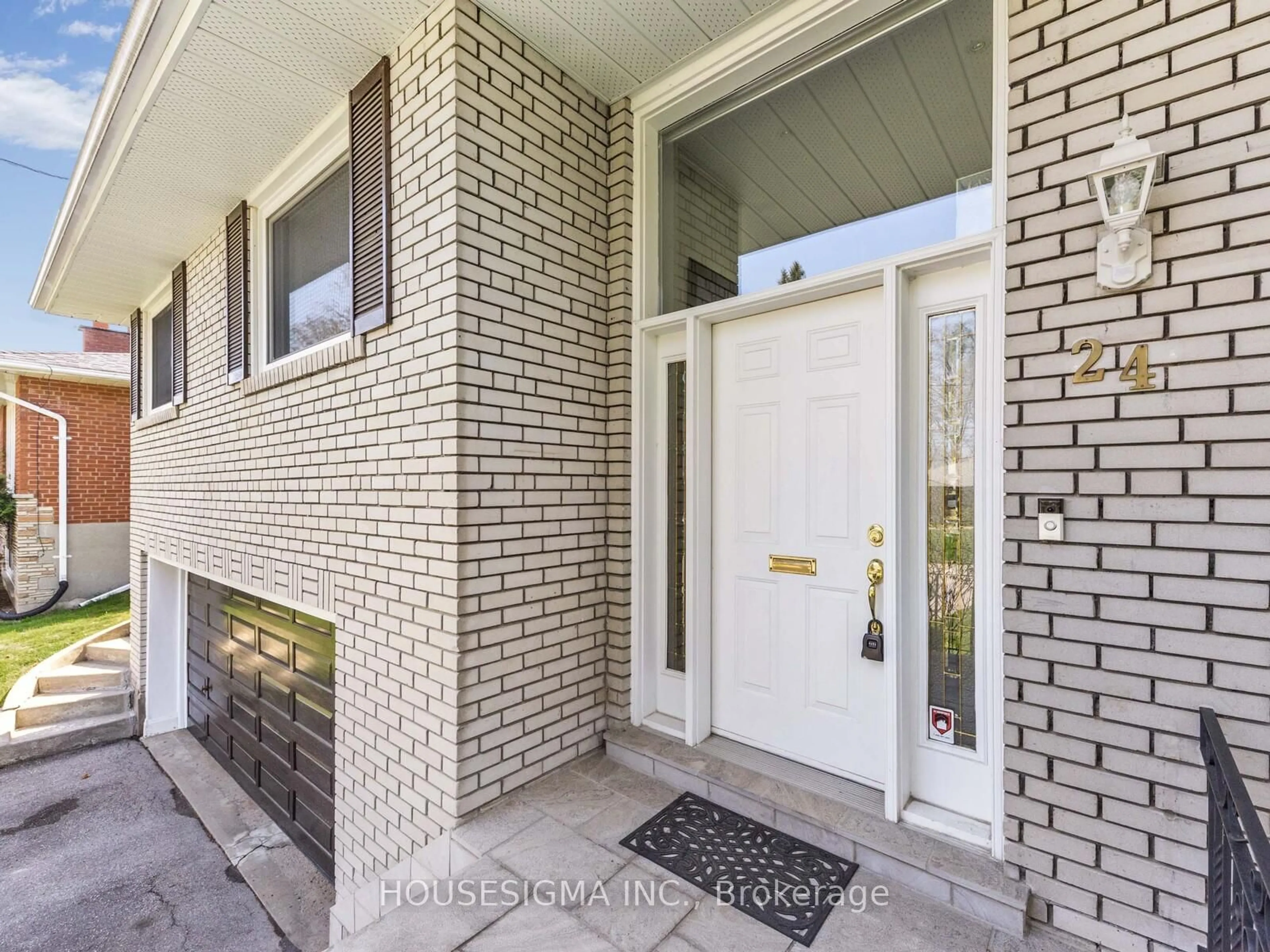 Home with brick exterior material, street for 24 Viamede Cres, Toronto Ontario M2K 2A8