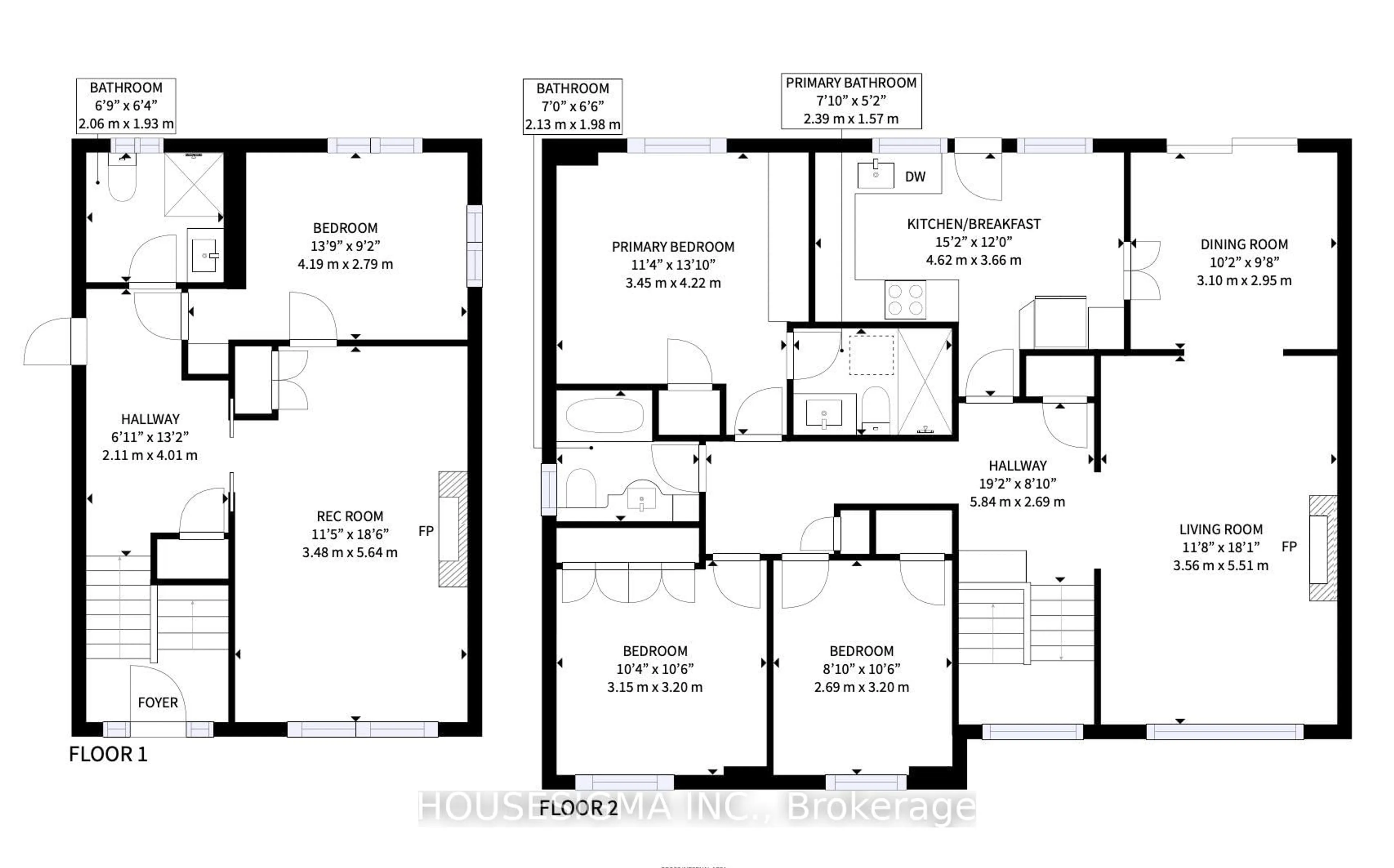 Floor plan for 24 Viamede Cres, Toronto Ontario M2K 2A8
