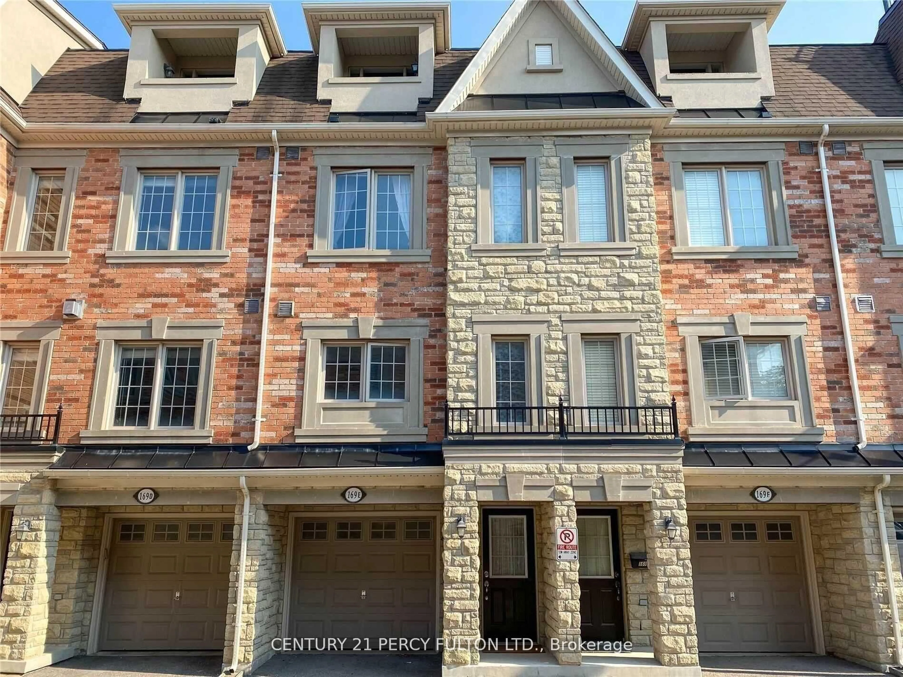 Home with brick exterior material, street for 169 Finch Ave #E, Toronto Ontario M2N 4R8