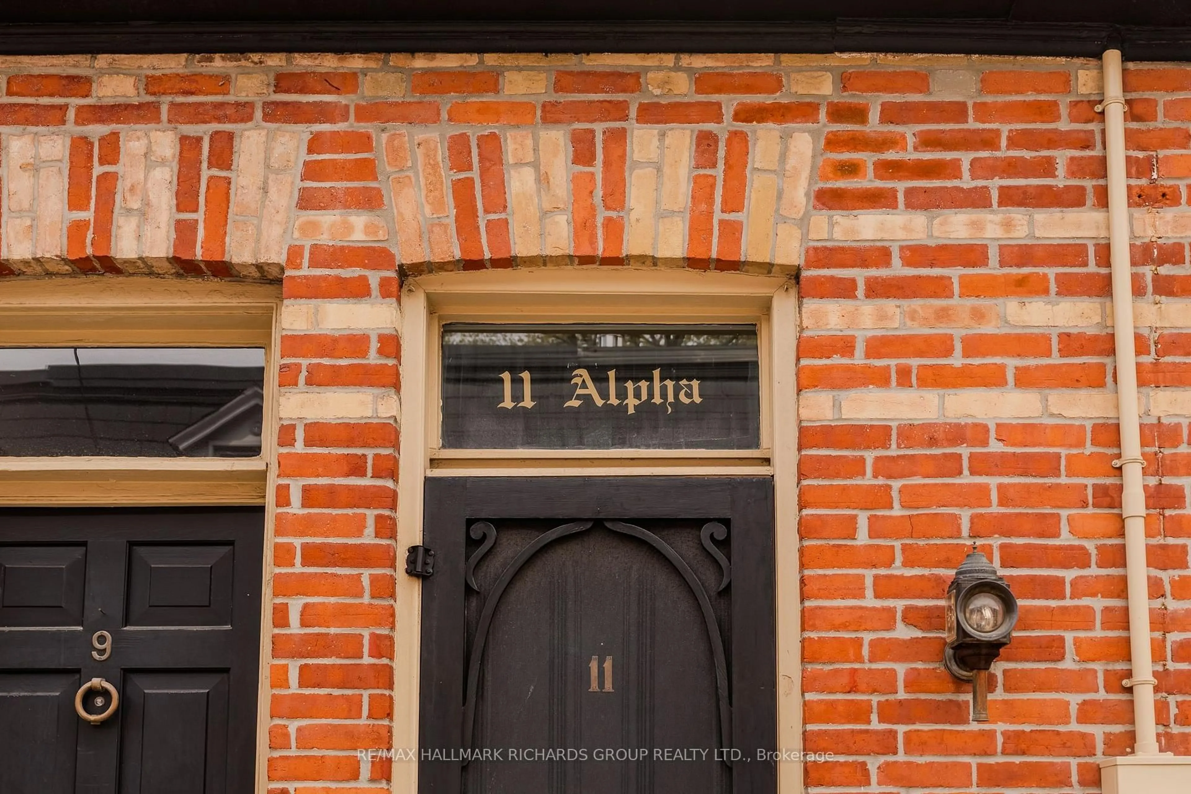 Home with brick exterior material, building for 11 Alpha Ave, Toronto Ontario M4X 1J2