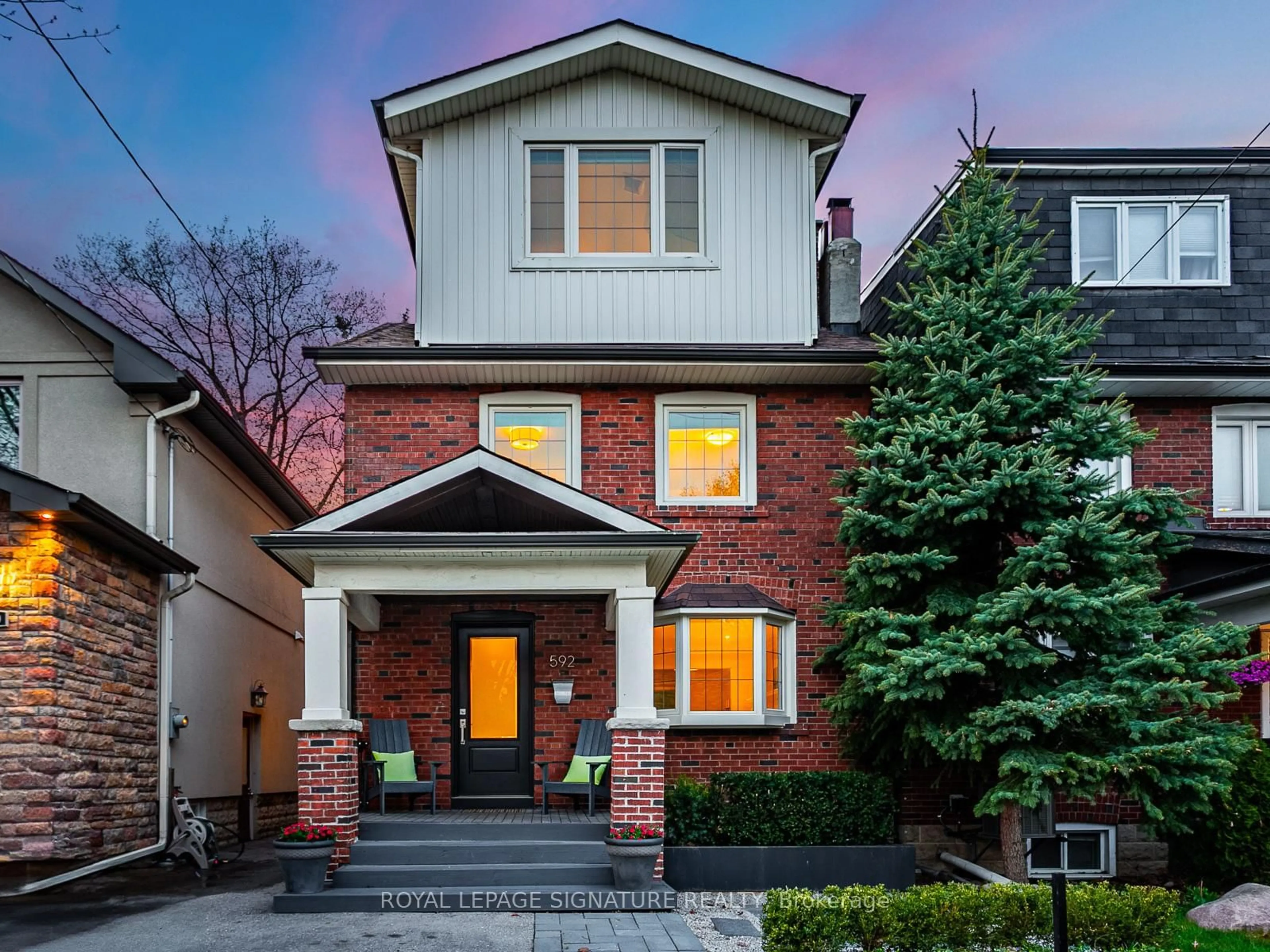Home with brick exterior material, street for 592 Hillsdale Ave, Toronto Ontario M4S 1V2