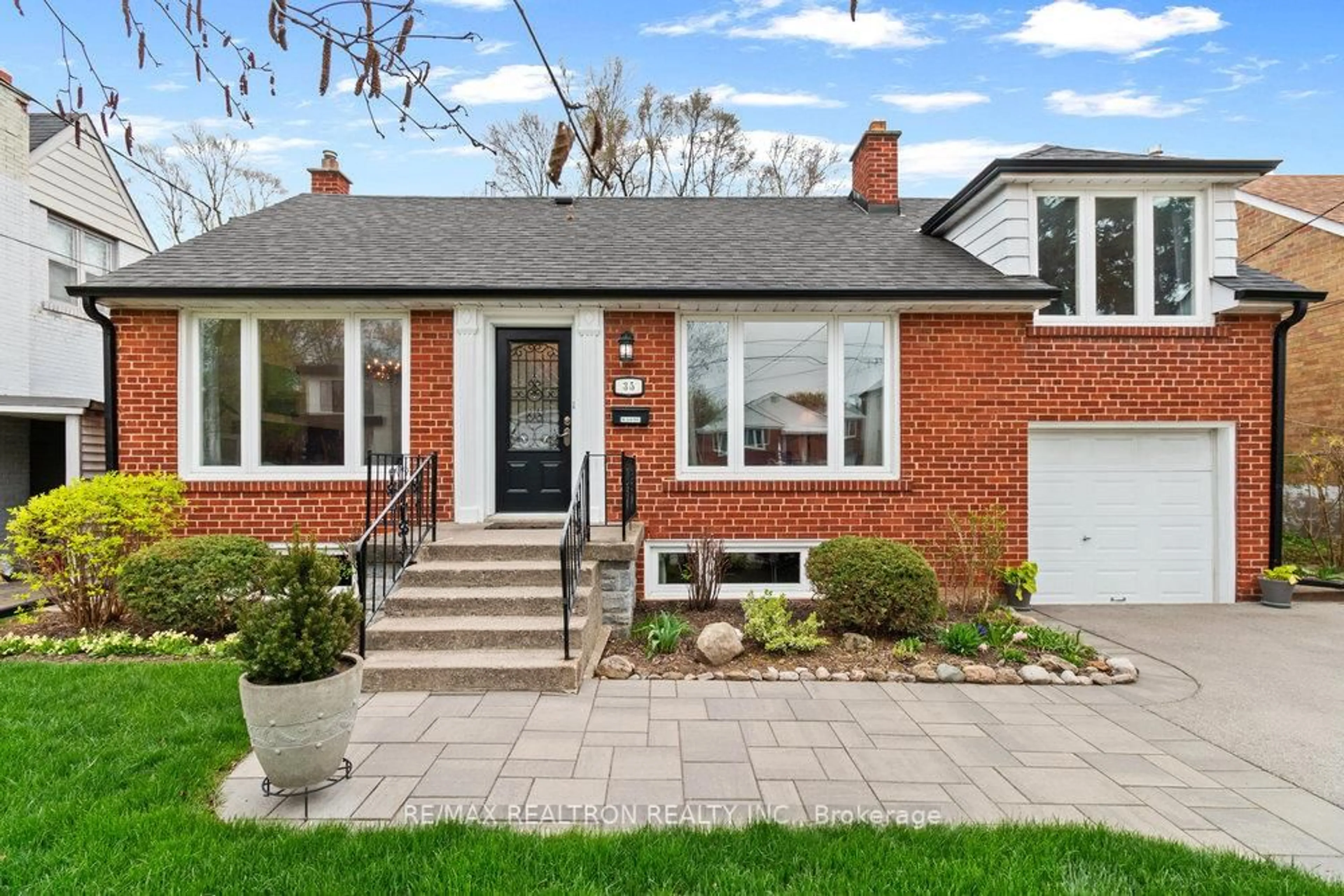 Home with brick exterior material, street for 35 Kirkland Blvd, Toronto Ontario M6A 1E7