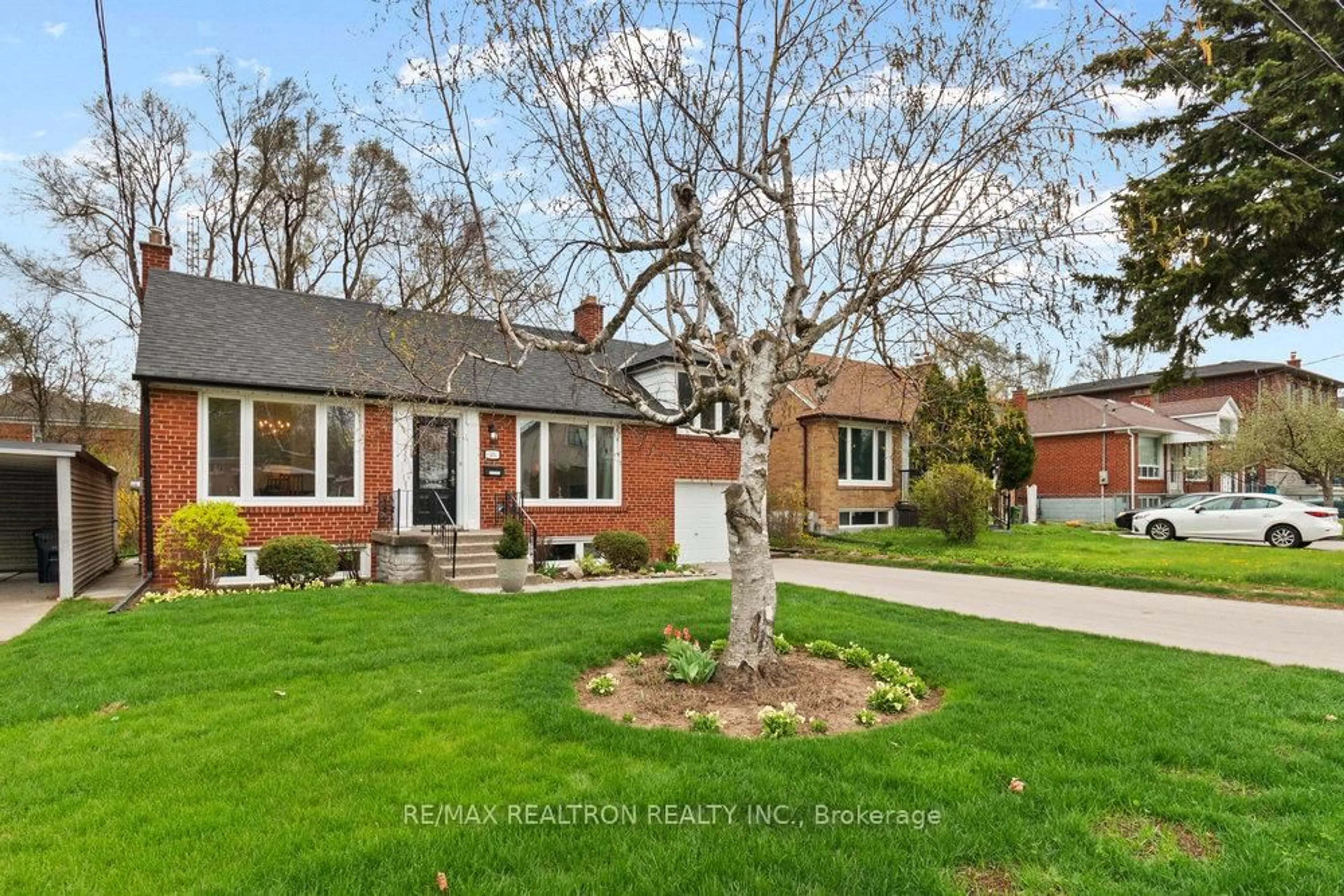 Home with brick exterior material, street for 35 Kirkland Blvd, Toronto Ontario M6A 1E7