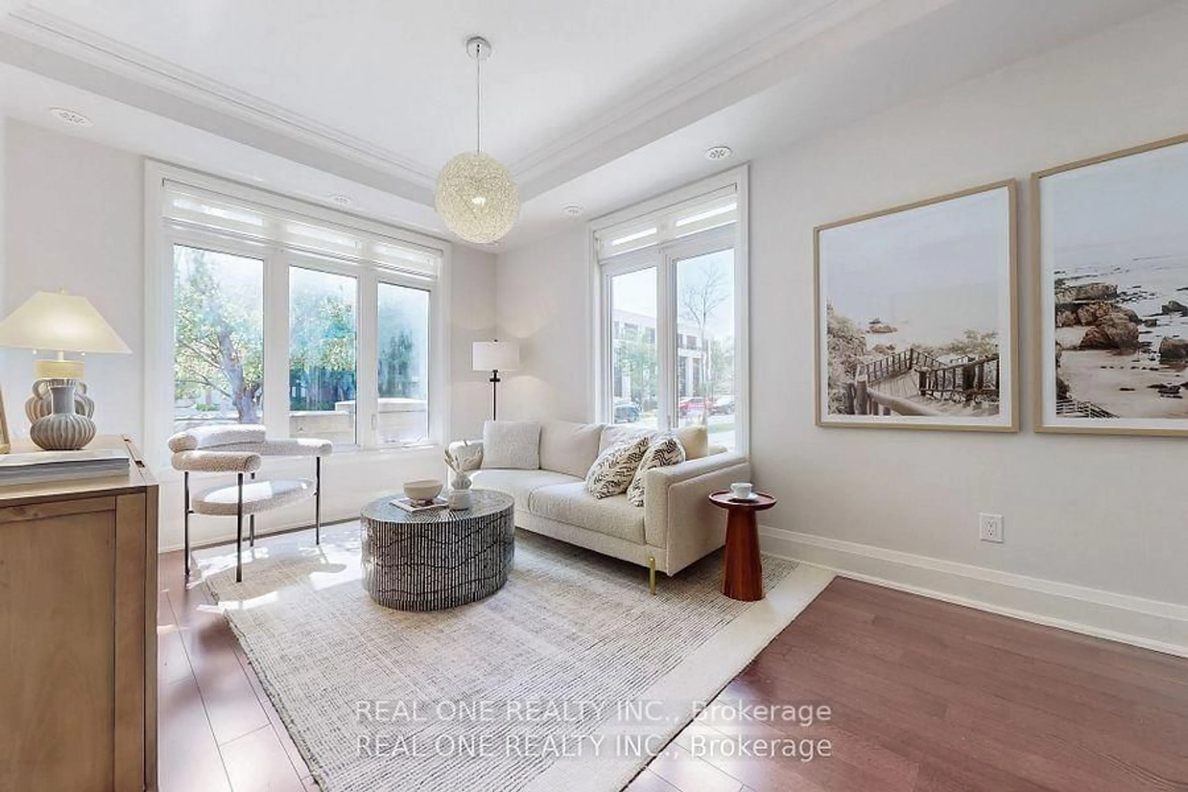 Living room with furniture, unknown for 115 Harrison Garden Blvd #Th 49, Toronto Ontario M2N 0C9
