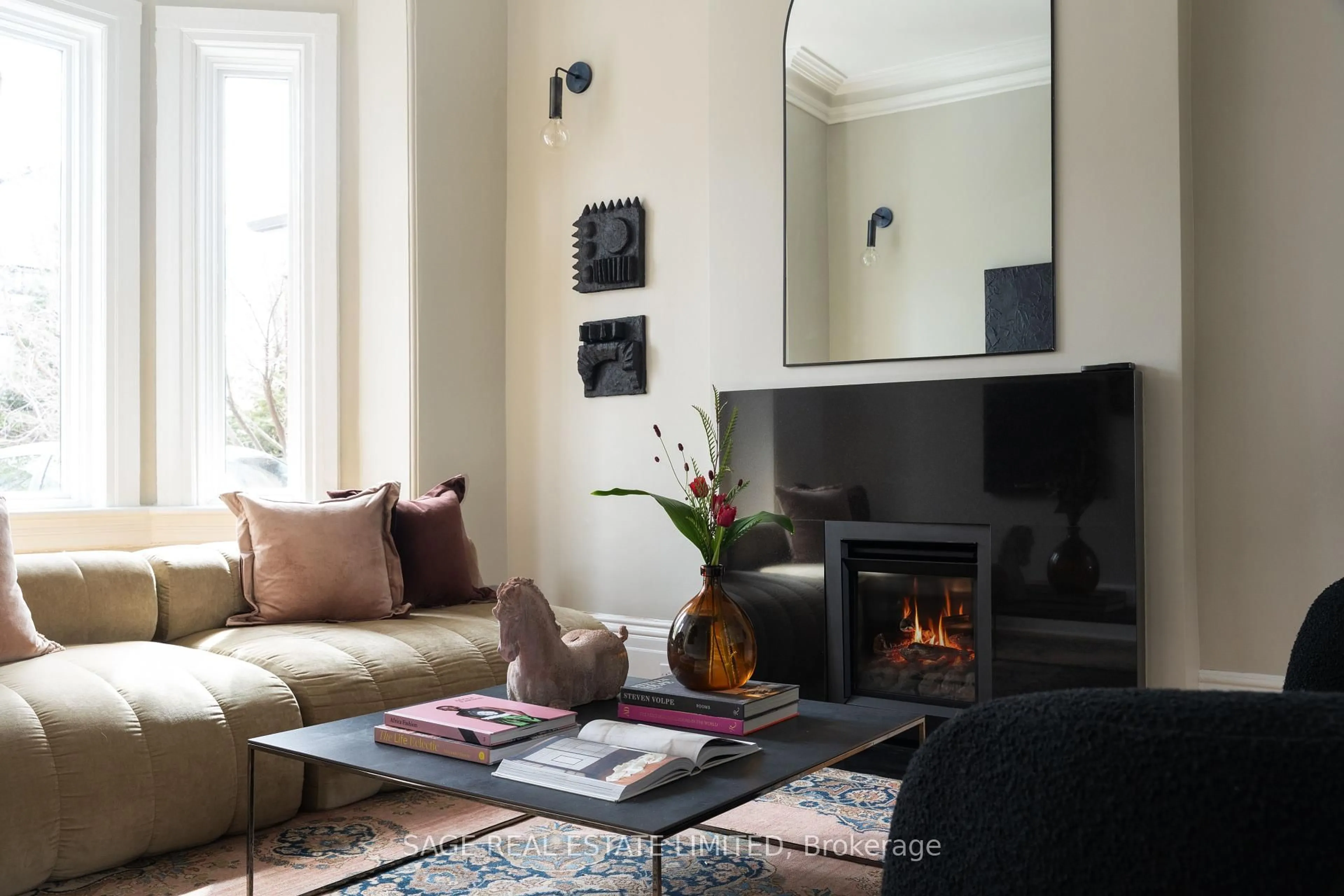 Living room with furniture, unknown for 52 Coolmine Rd, Toronto Ontario M6J 3E9