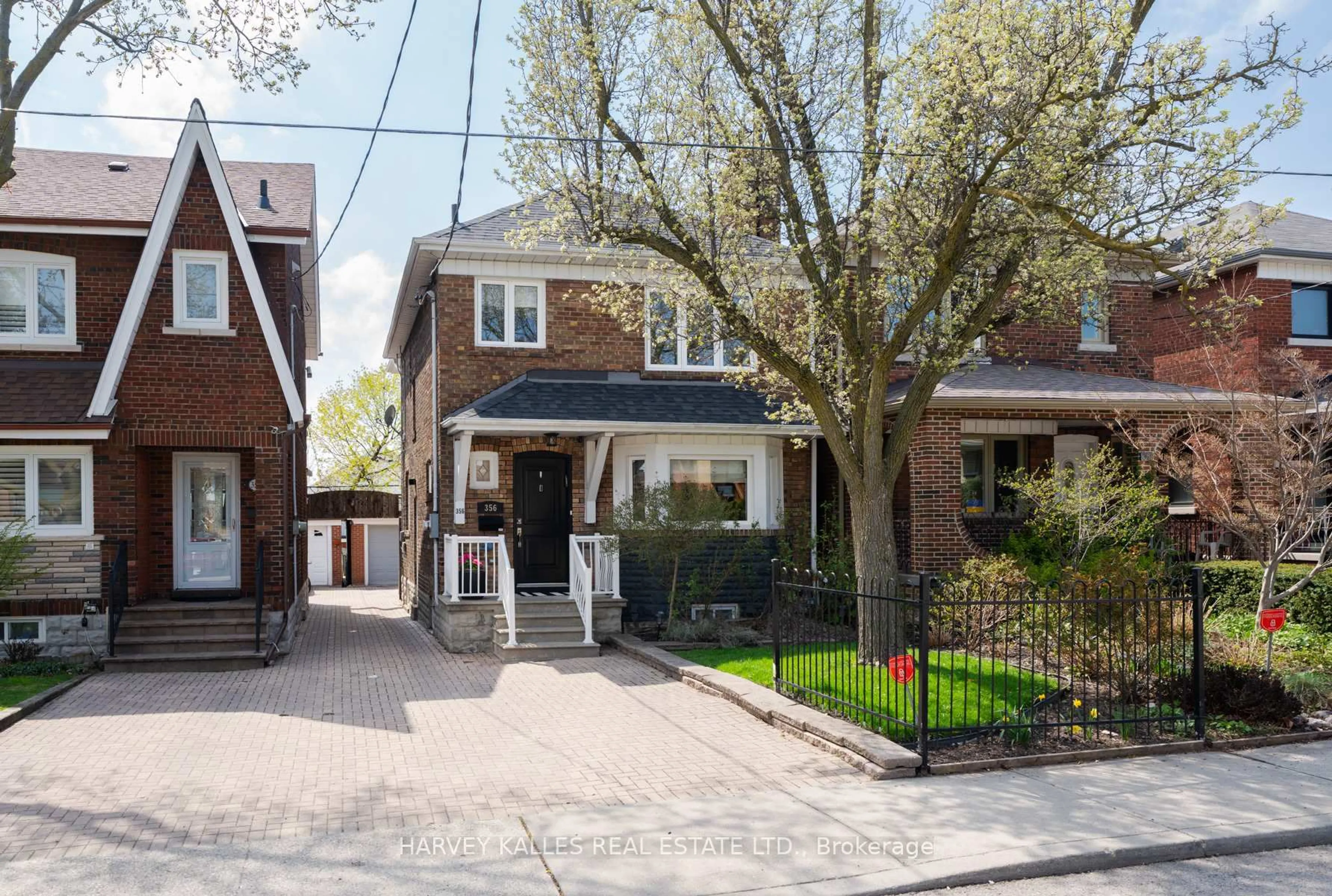 Home with brick exterior material, street for 356 Lauder Ave, Toronto Ontario M6E 3H8