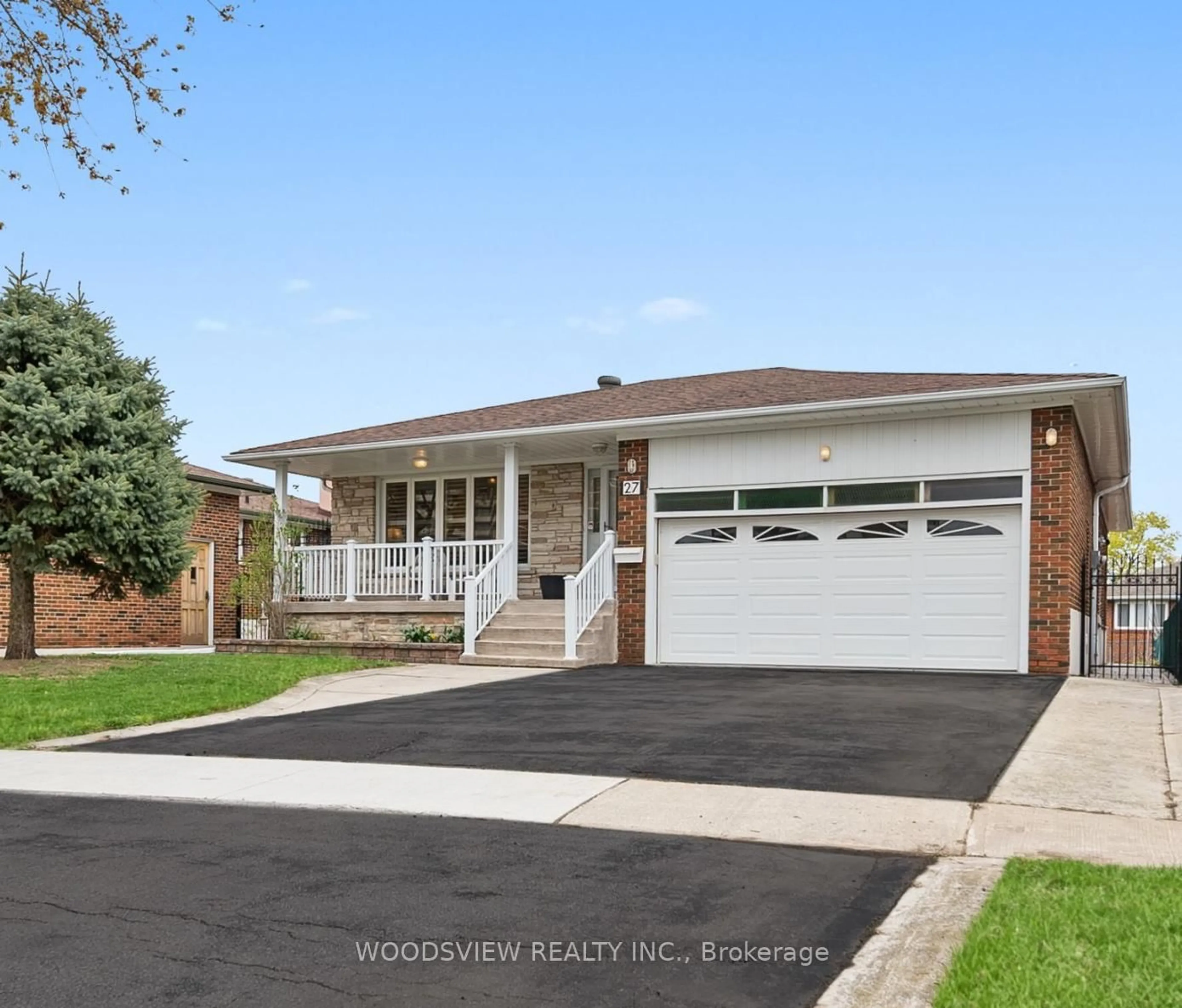 Home with brick exterior material, street for 27 Bowhill Cres, Toronto Ontario M2J 3S1